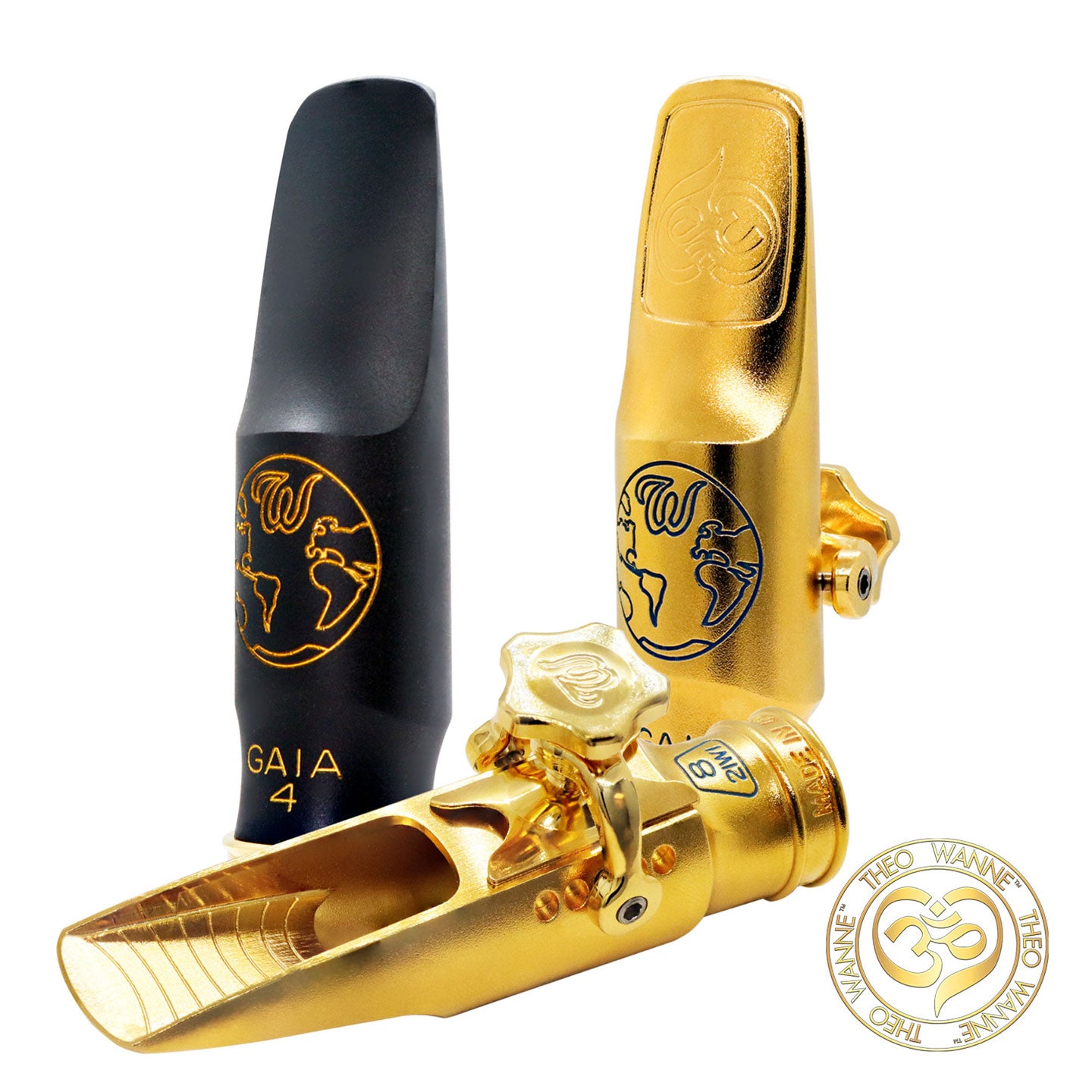Theo Wanne GAIA 4 Alto Saxophone Mouthpiece #6 (Hard Rubber) - Palen Music
