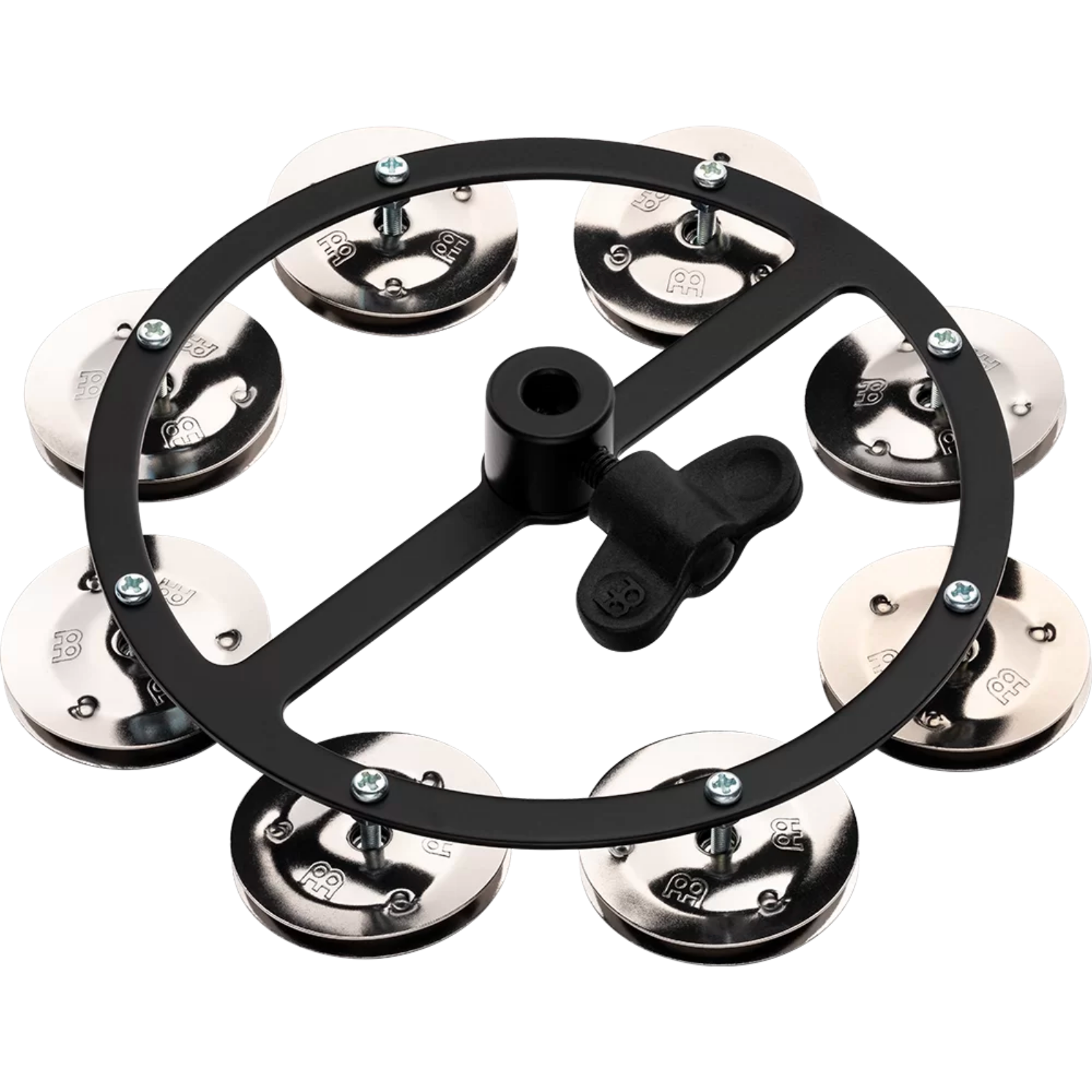 Meinl Percussion Headliner Series Hi-Hat Tambourine (Black) - Palen Music