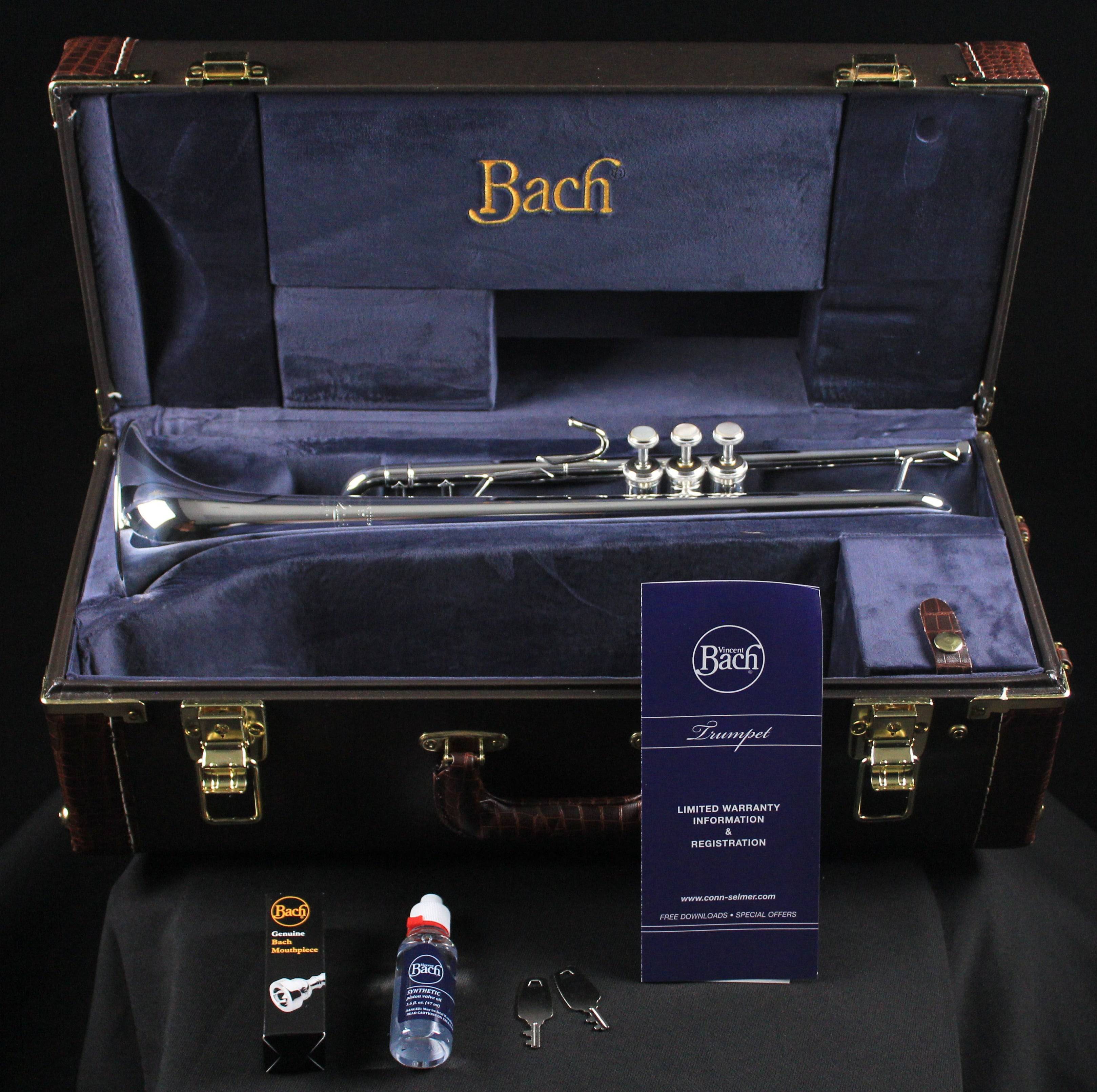 Bach Stradivarius 180S37 Professional Bb Trumpet (Silver Plated) - Palen Music