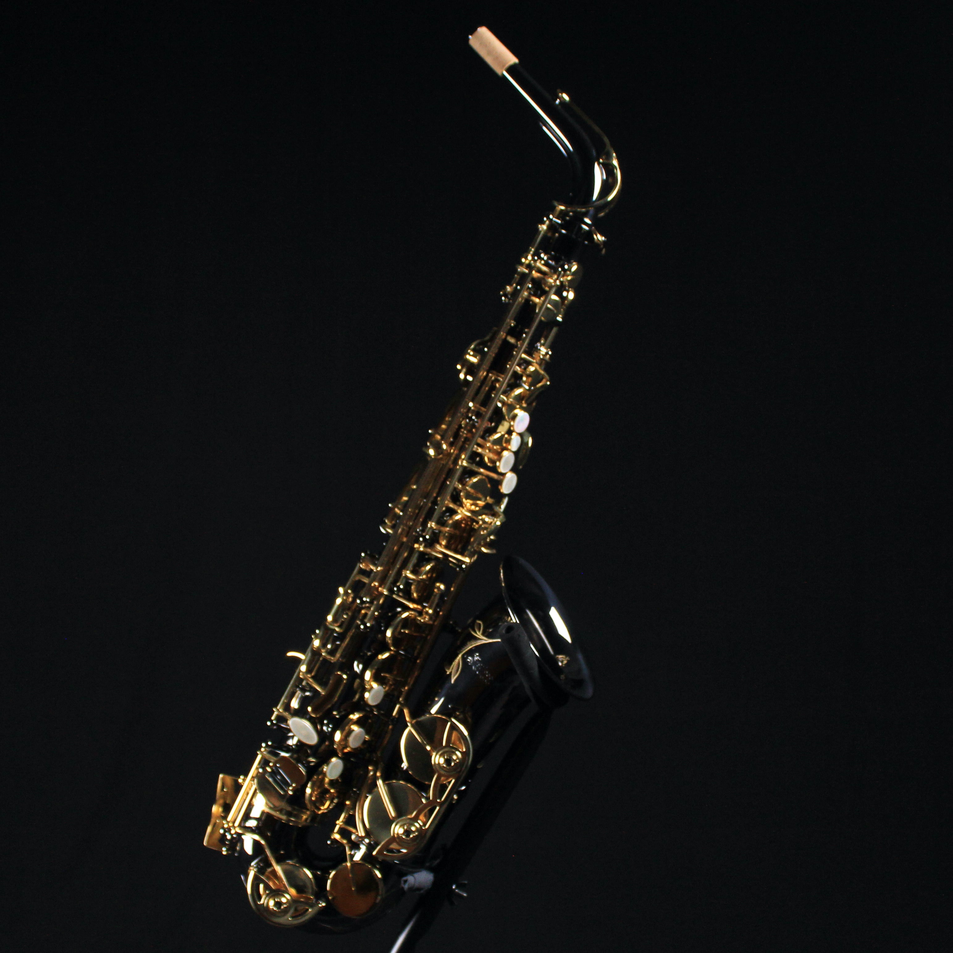 Selmer SAS411B Intermediate Alto Saxophone - Black Nickel Finish - Palen Music