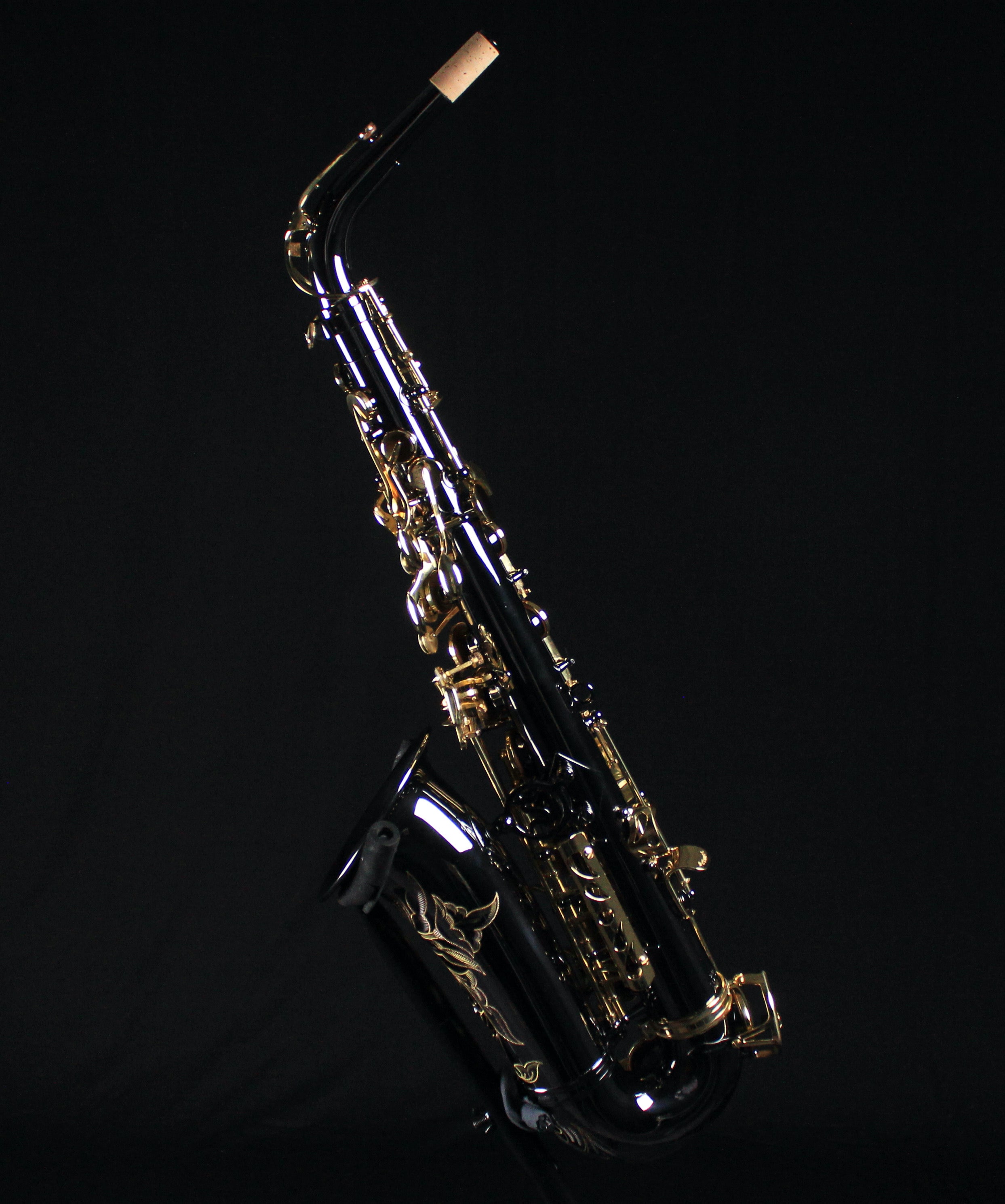 Selmer SAS411B Intermediate Alto Saxophone - Black Nickel Finish - Palen Music