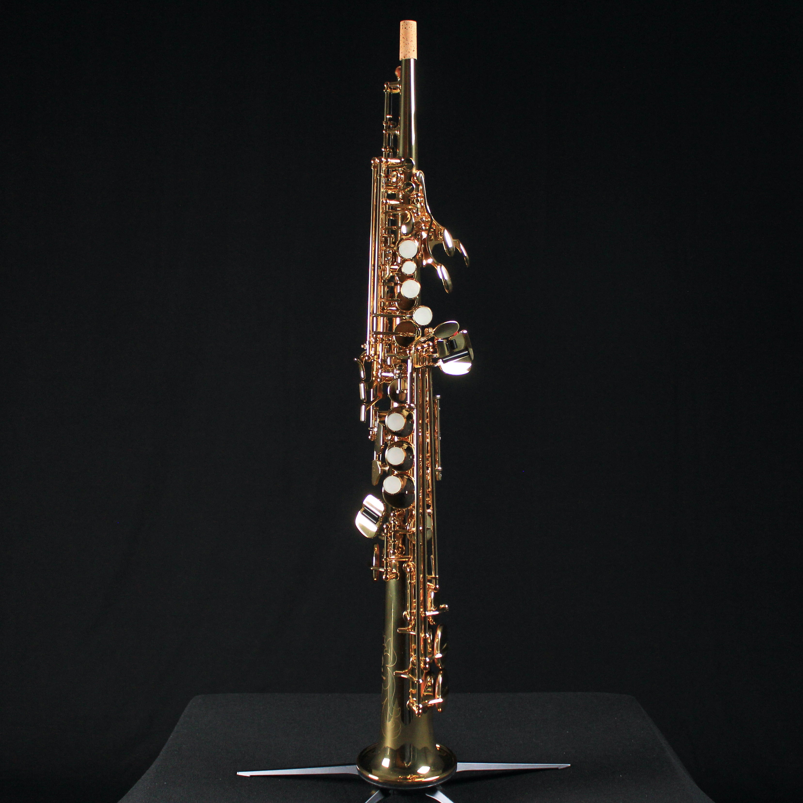 Yamaha YSS-475II Intermediate Bb Soprano Saxophone - Gold Lacquer Finish - Palen Music