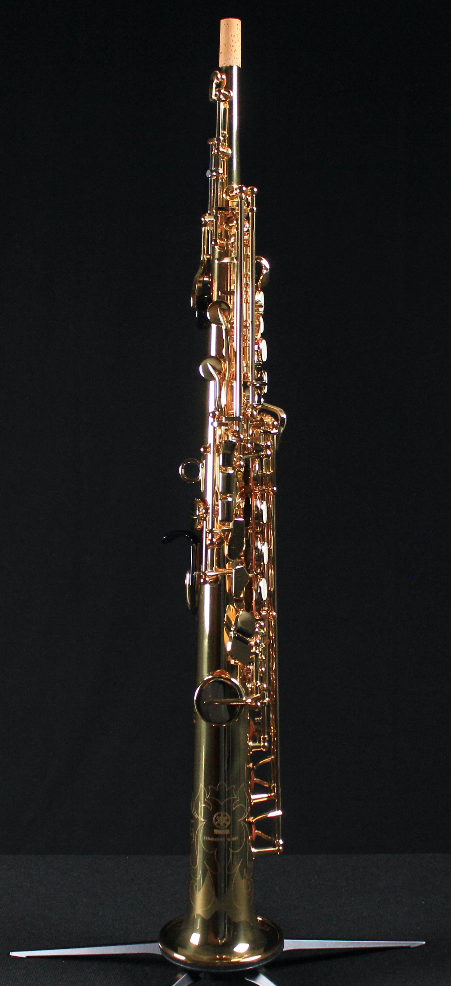 Yamaha YSS-475II Intermediate Bb Soprano Saxophone - Gold Lacquer Finish - Palen Music