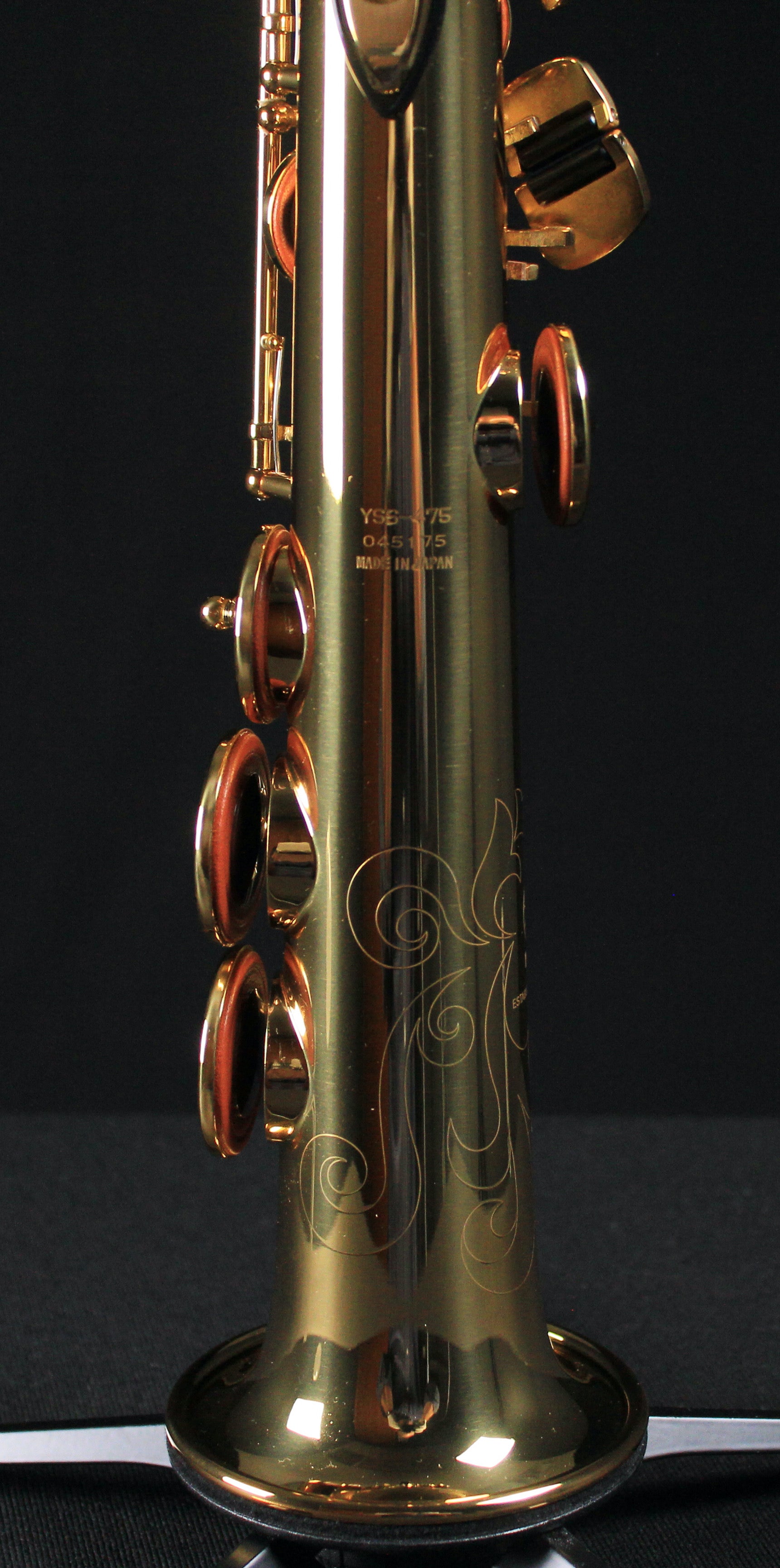 Yamaha YSS-475II Intermediate Bb Soprano Saxophone - Gold Lacquer Finish - Palen Music