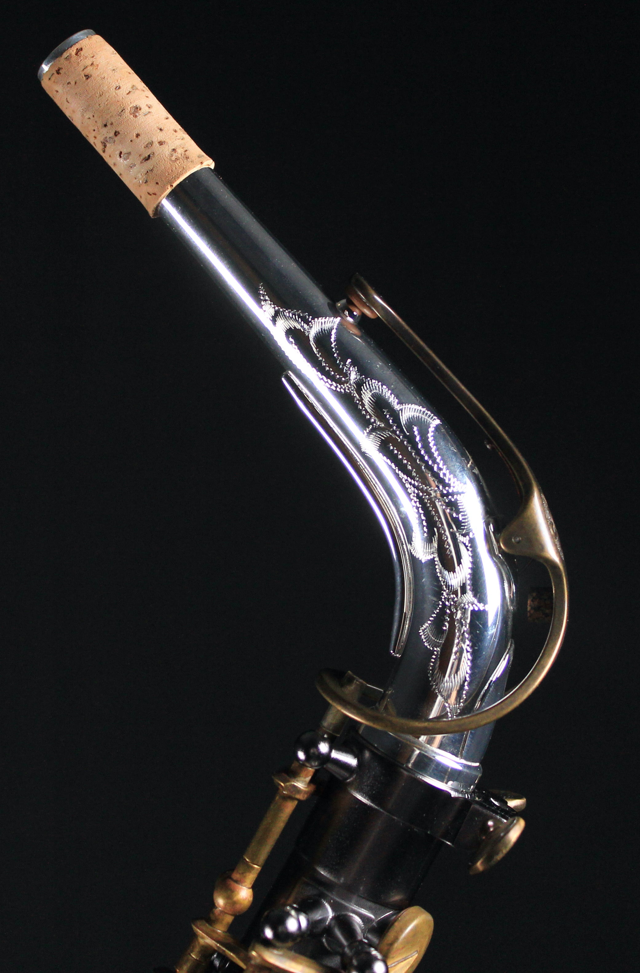 Sax Dakota XR Series Pro Alto Saxophone - SDAXR42 - Black Onyx Finish w/Bronze - Palen Music