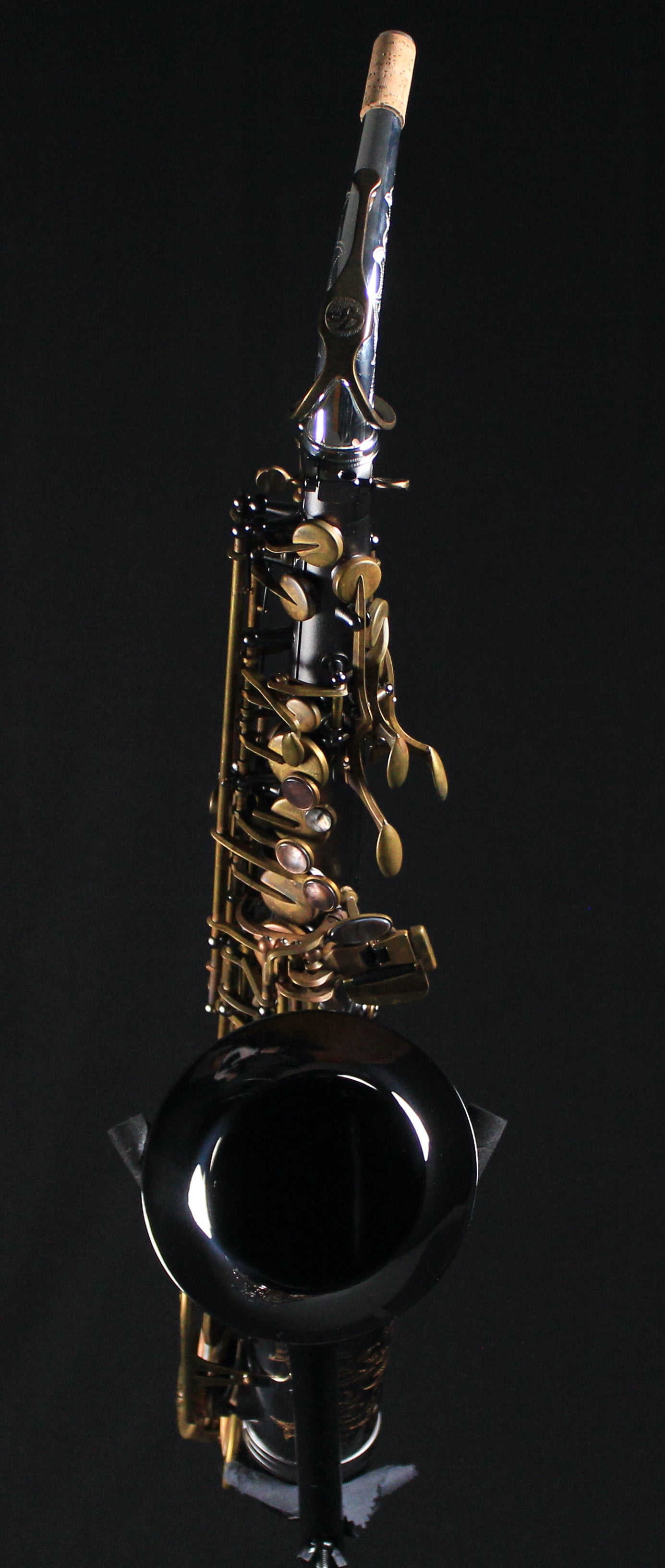 Sax Dakota XR Series Pro Alto Saxophone - SDAXR42 - Black Onyx Finish w/Bronze - Palen Music