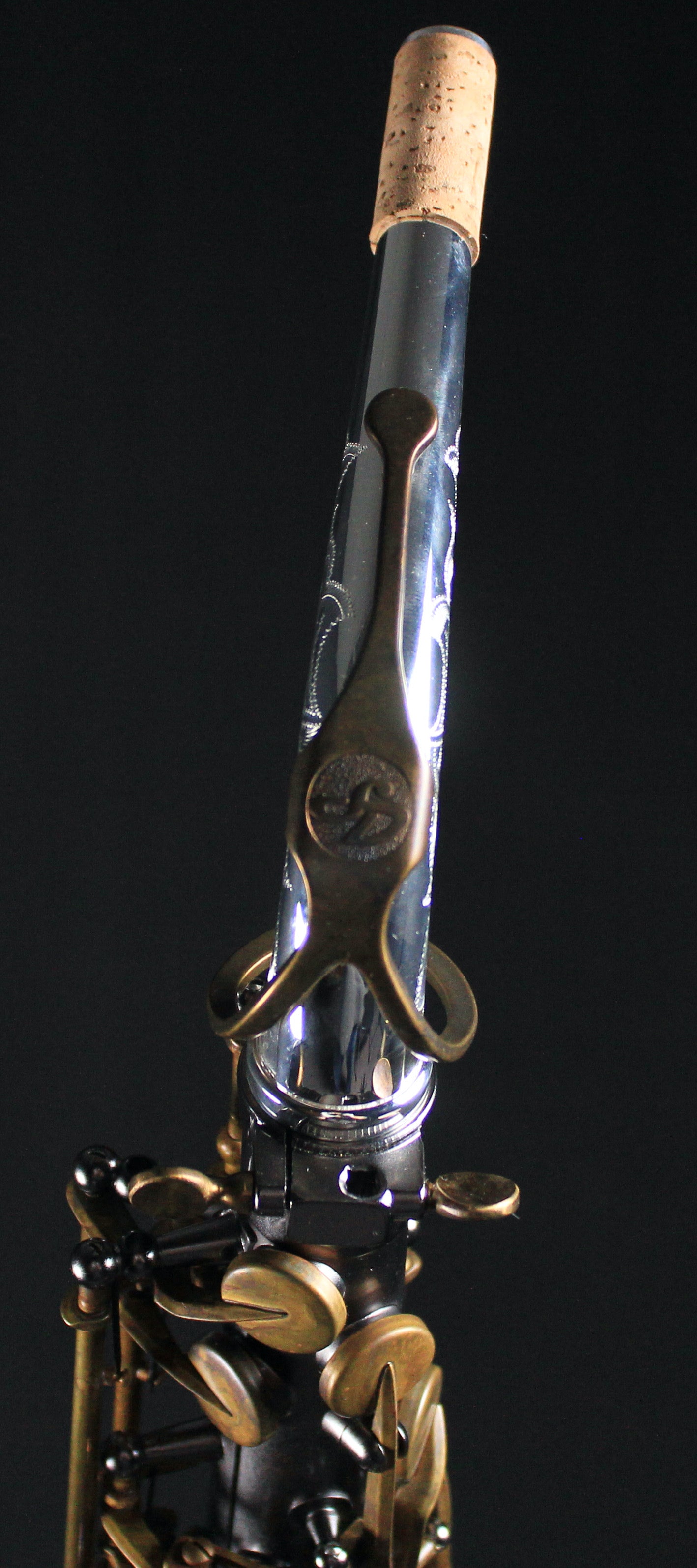 Sax Dakota XR Series Pro Alto Saxophone - SDAXR42 - Black Onyx Finish w/Bronze - Palen Music