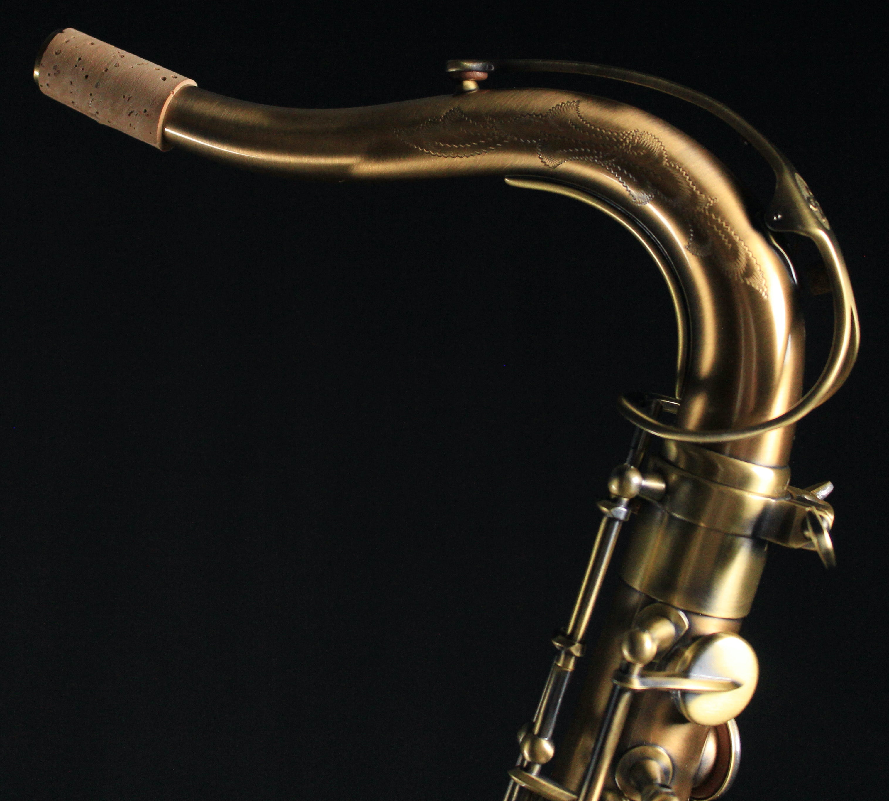 Sax Dakota XG Series Pro Tenor Saxophone - SDTXG505 - Hand Burnished Antique Finish - Palen Music