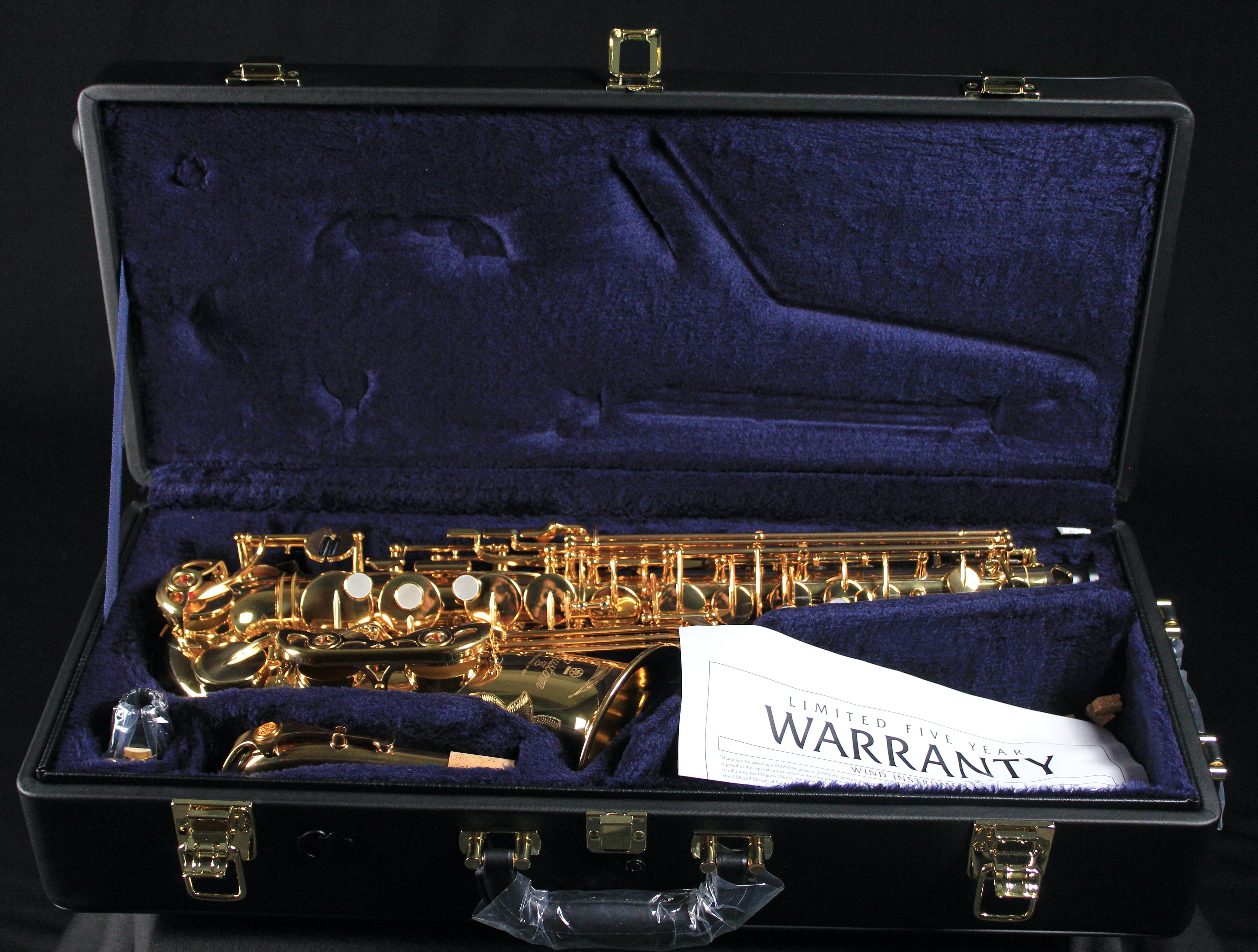 Yamaha YAS-82ZII Custom Eb Alto Saxophone - Gold Lacquered - Palen Music
