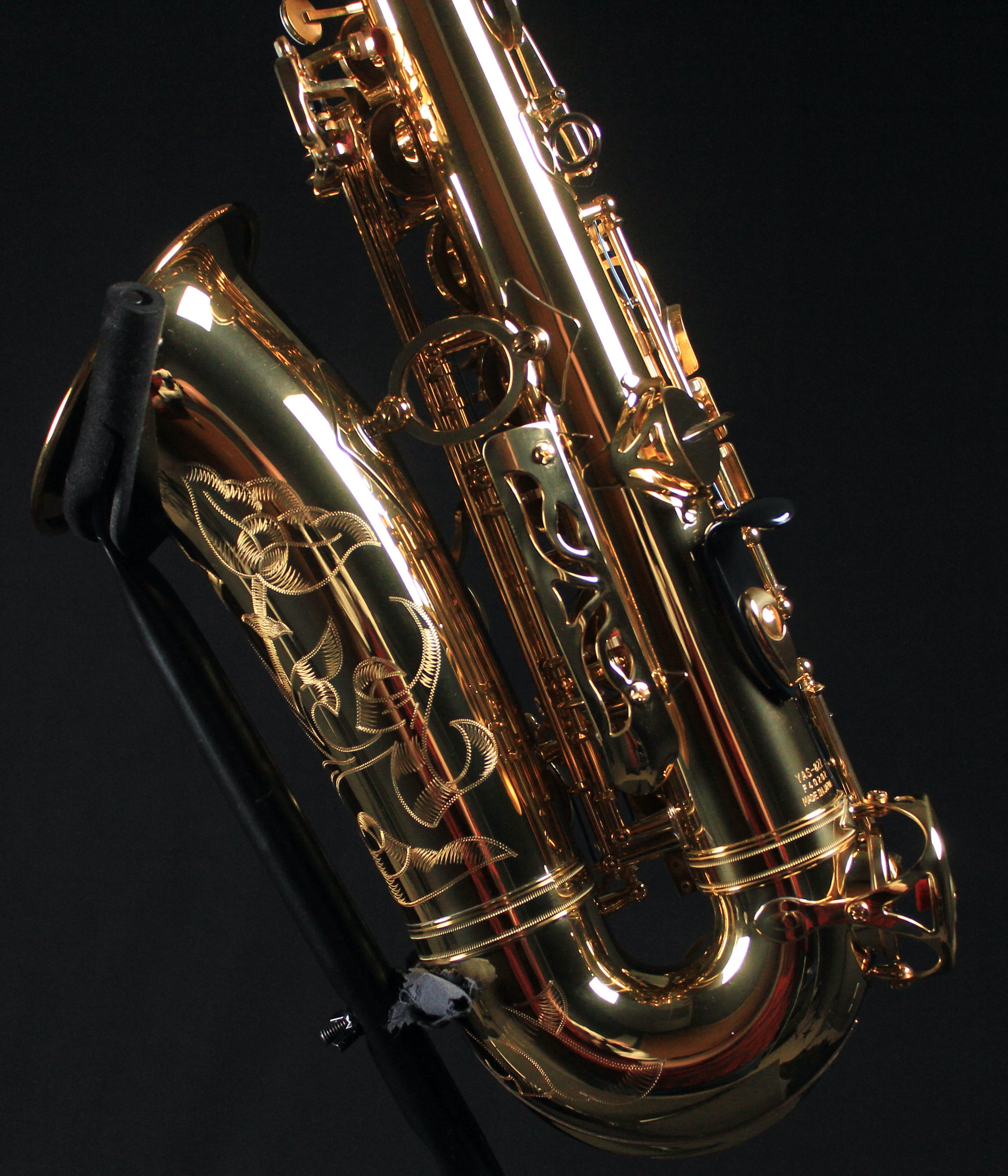 Yamaha YAS-82ZII Custom Eb Alto Saxophone - Gold Lacquered - Palen Music