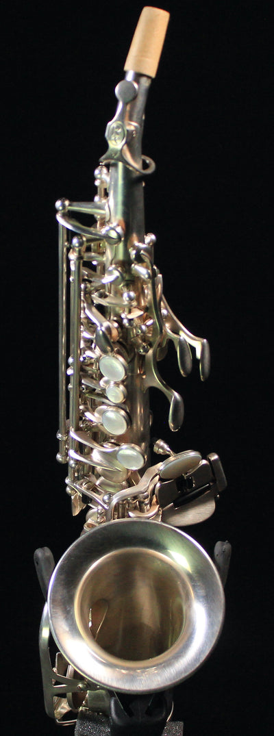Rampone & Cazzani R1 Jazz Curved Soprano Saxophone (Vintage Silver Plated) - Palen Music