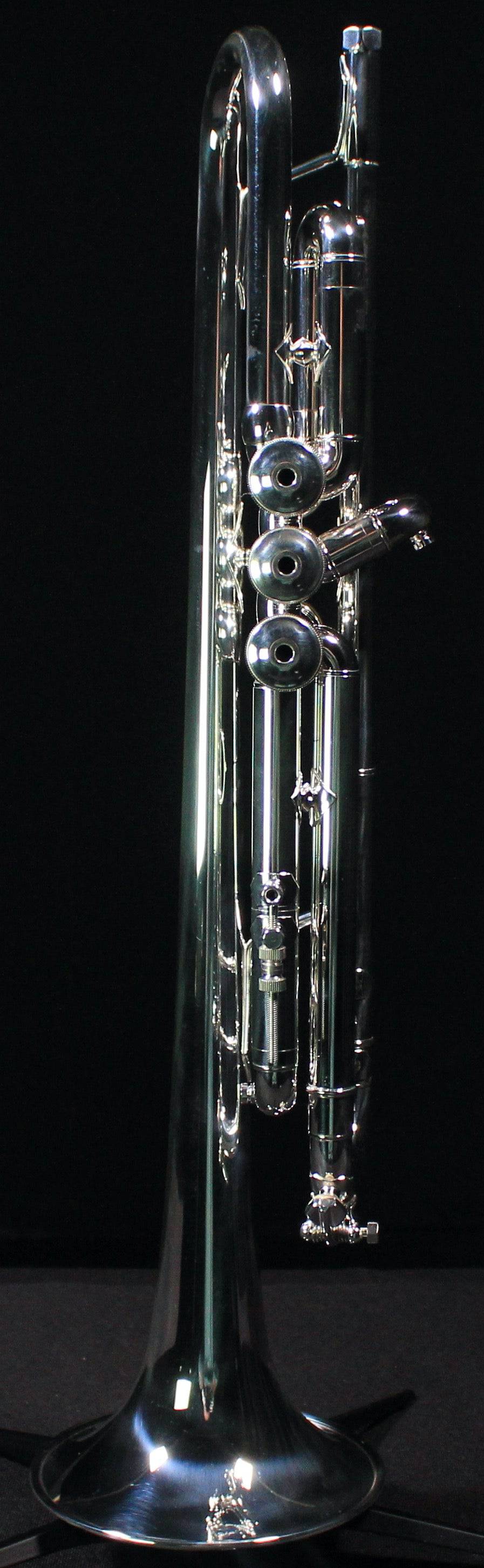 Bach Stradivarius 180S43 Professional Bb Trumpet (Silver Plated) - Palen Music