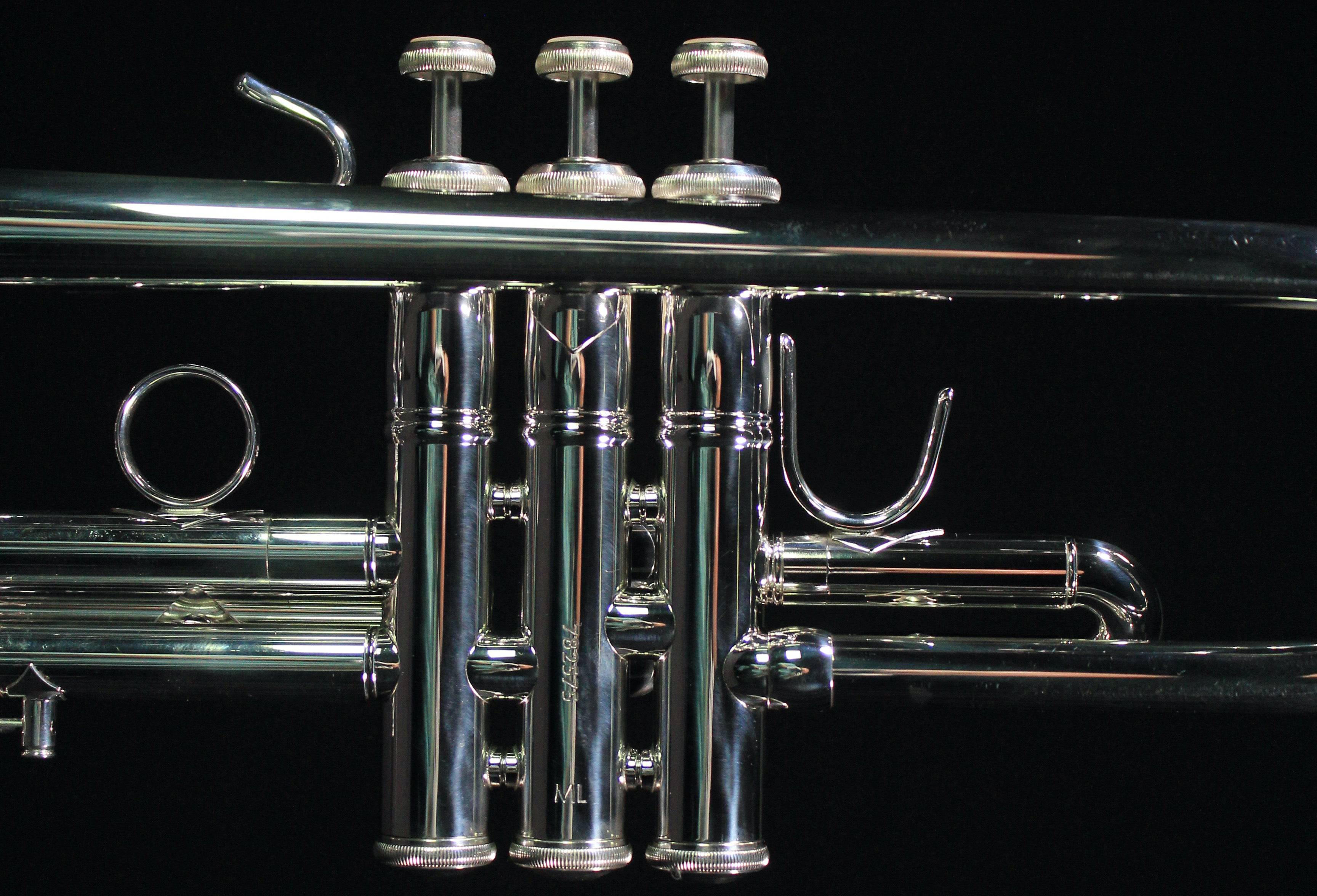 Bach Stradivarius 180S43 Professional Bb Trumpet (Silver Plated) - Palen Music