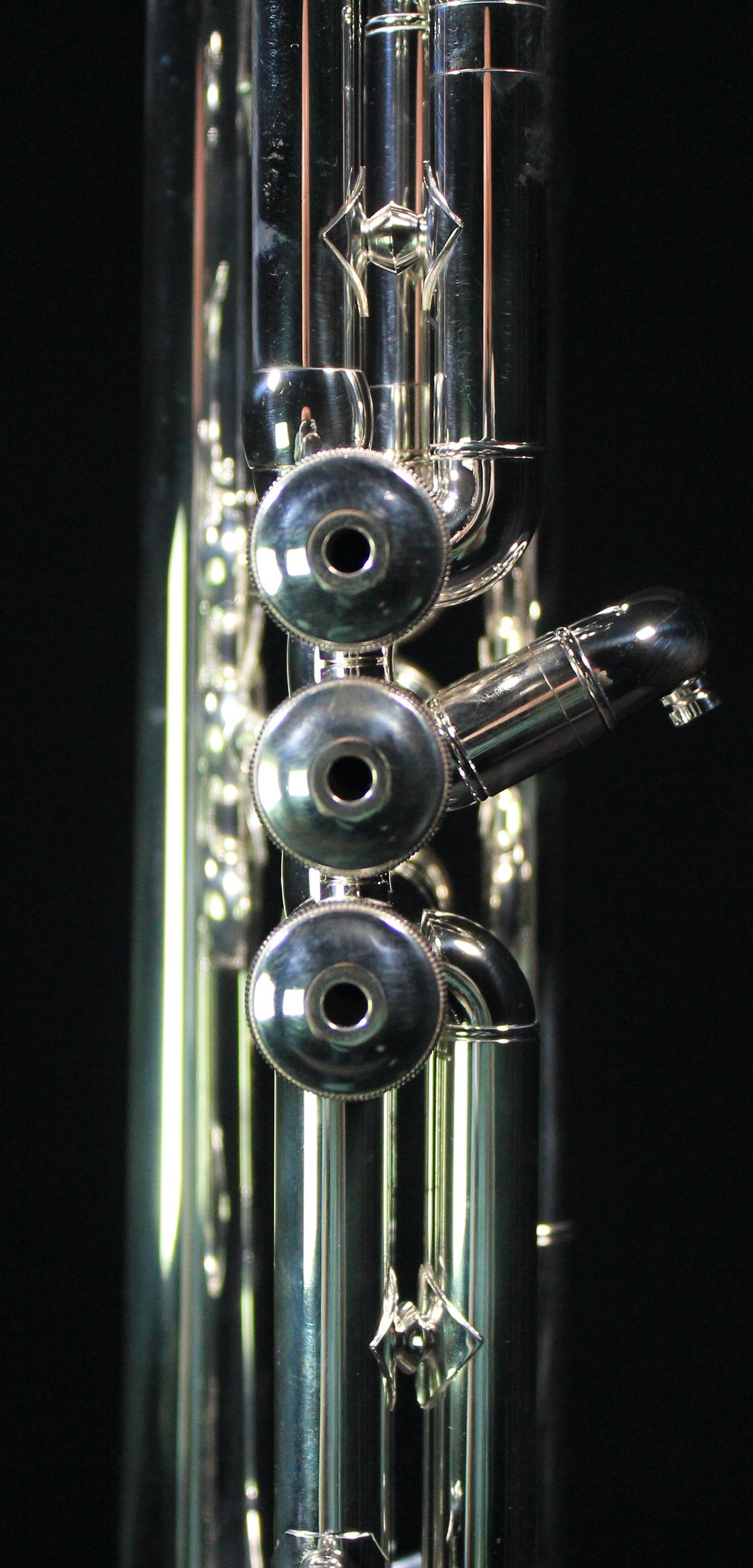 Bach Stradivarius 180S43 Professional Bb Trumpet (Silver Plated) - Palen Music