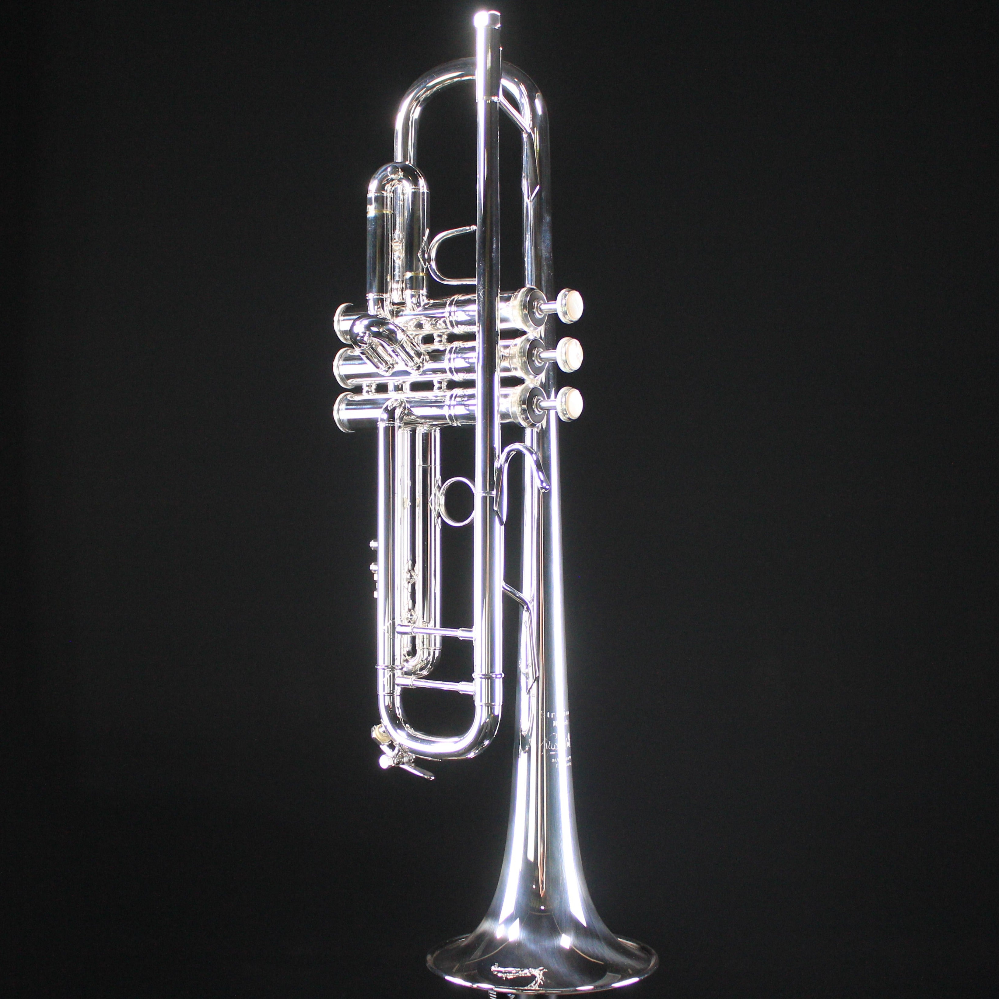 Bach Bb Silver Plated Pro Trumpet - 180S72 - Palen Music