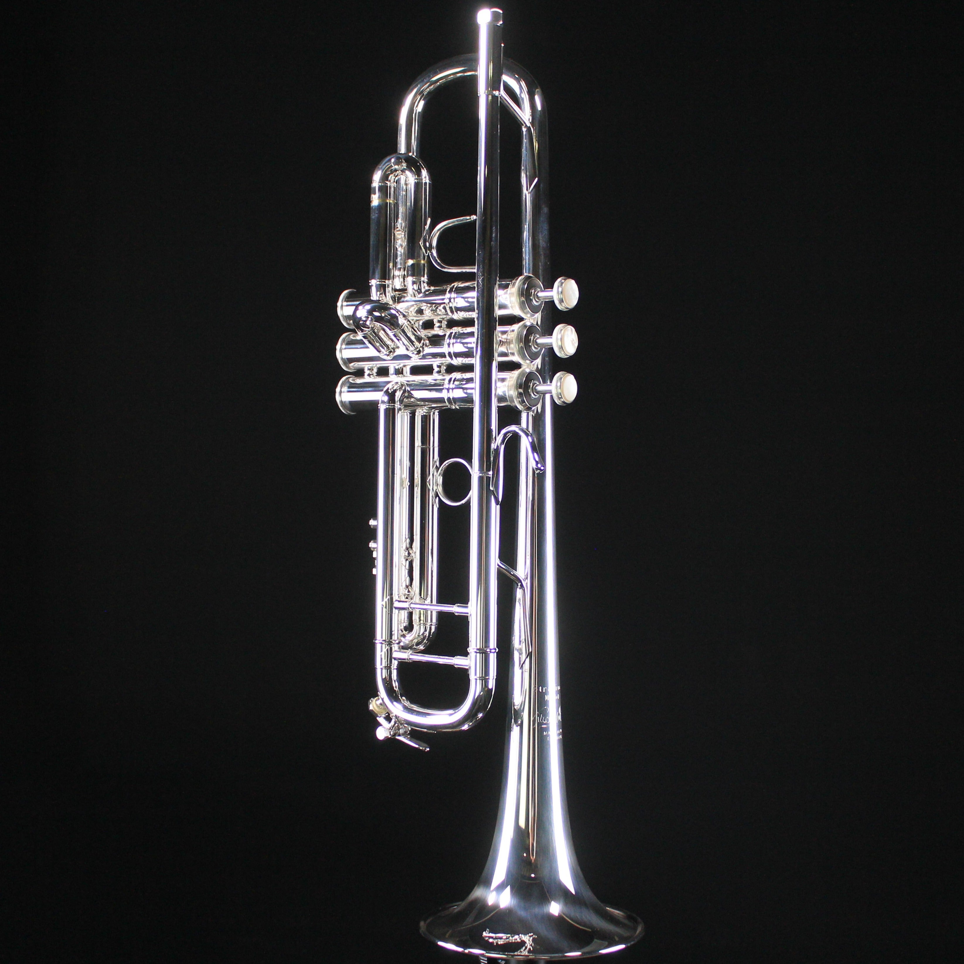 Bach Bb Silver Plated Pro Trumpet - 180S72 - Palen Music