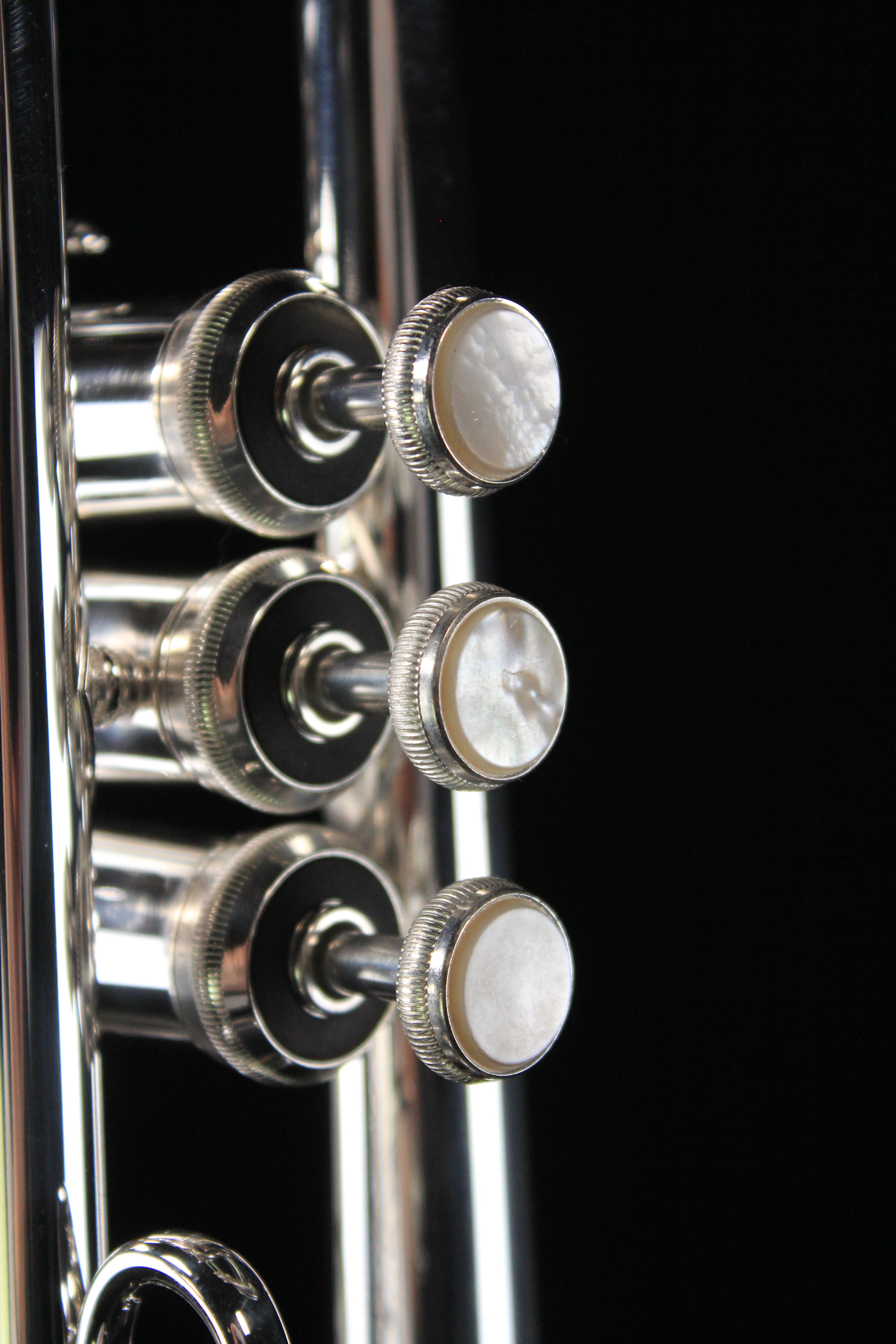 Bach Bb Silver Plated Pro Trumpet - 180S72 - Palen Music