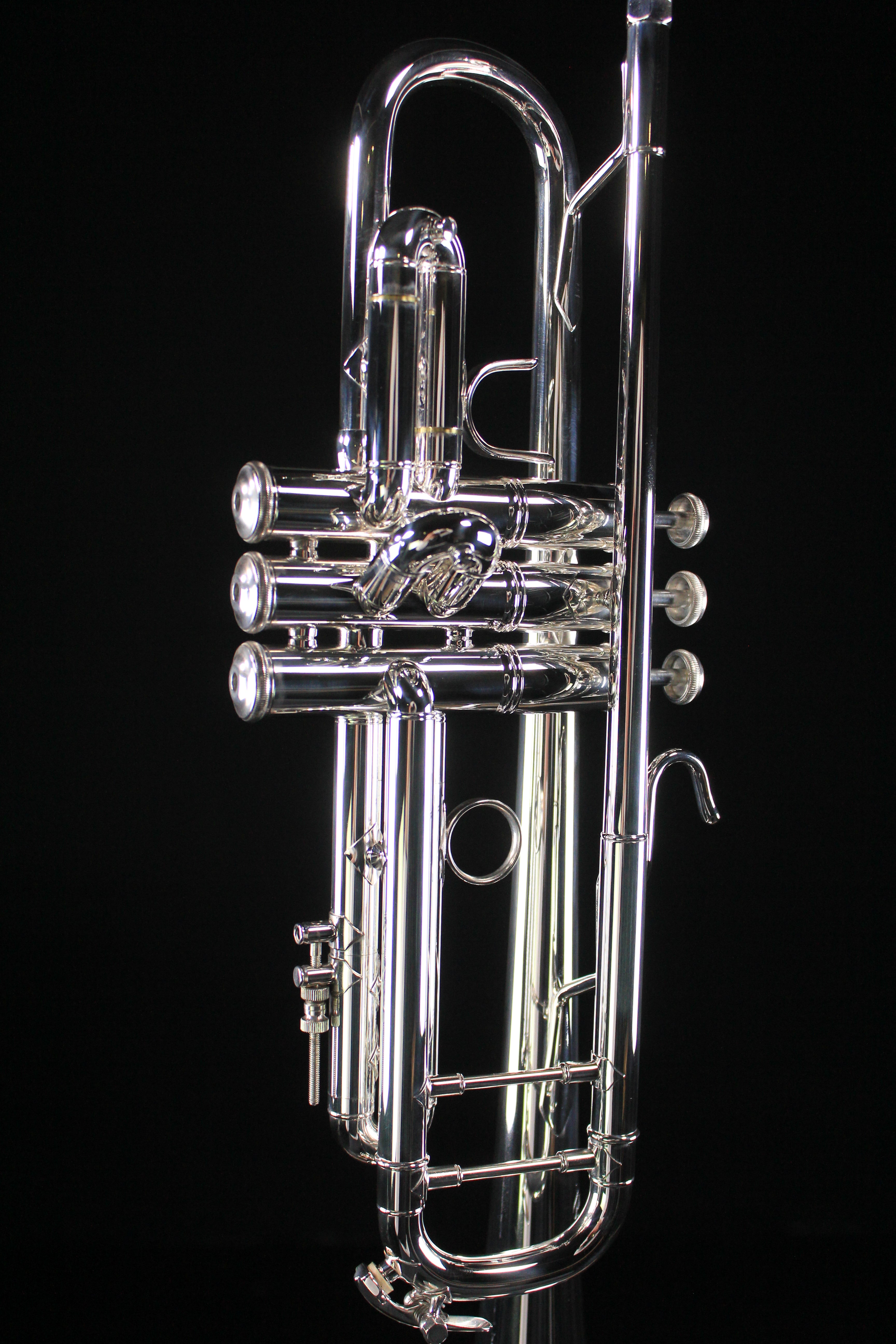 Bach Bb Silver Plated Pro Trumpet - 180S72 - Palen Music