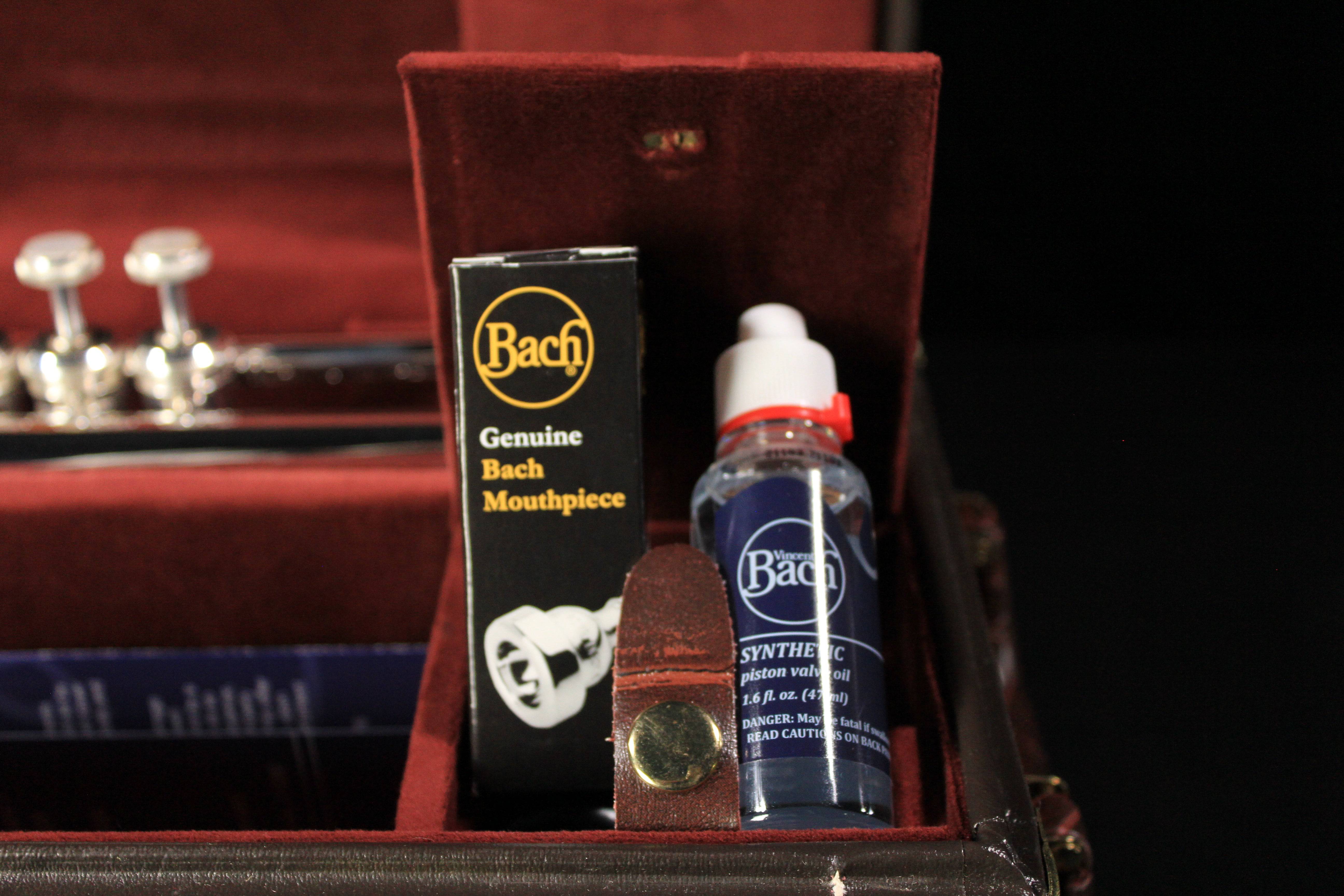 Bach Stradivarius Anniversary 190S37 Professional Bb Trumpet (Silver Plated) - Palen Music