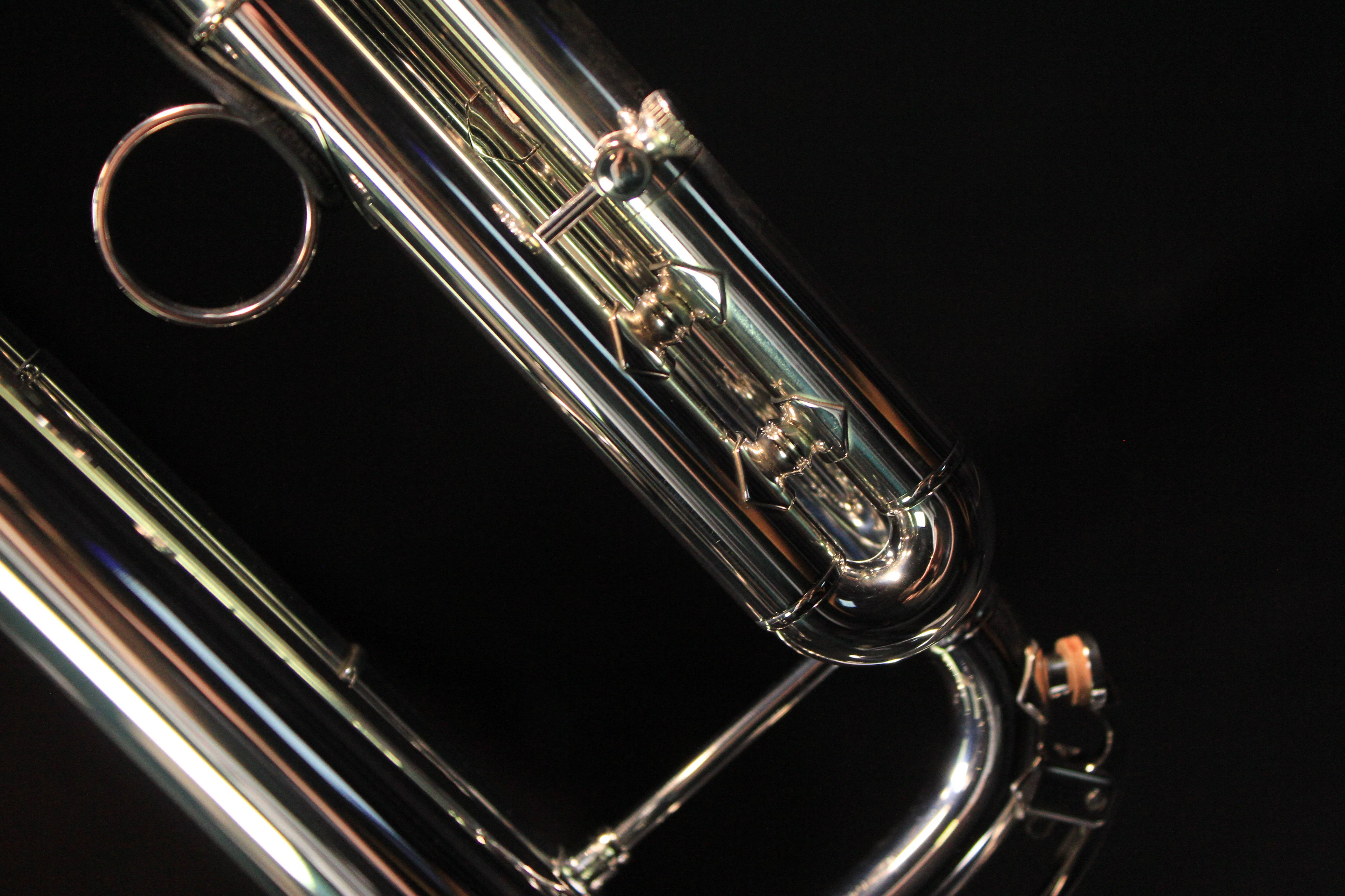 Yamaha Custom Xeno YTR-8335IIRS Bb Trumpet - Reverse Lead (Silver Plated) - Palen Music