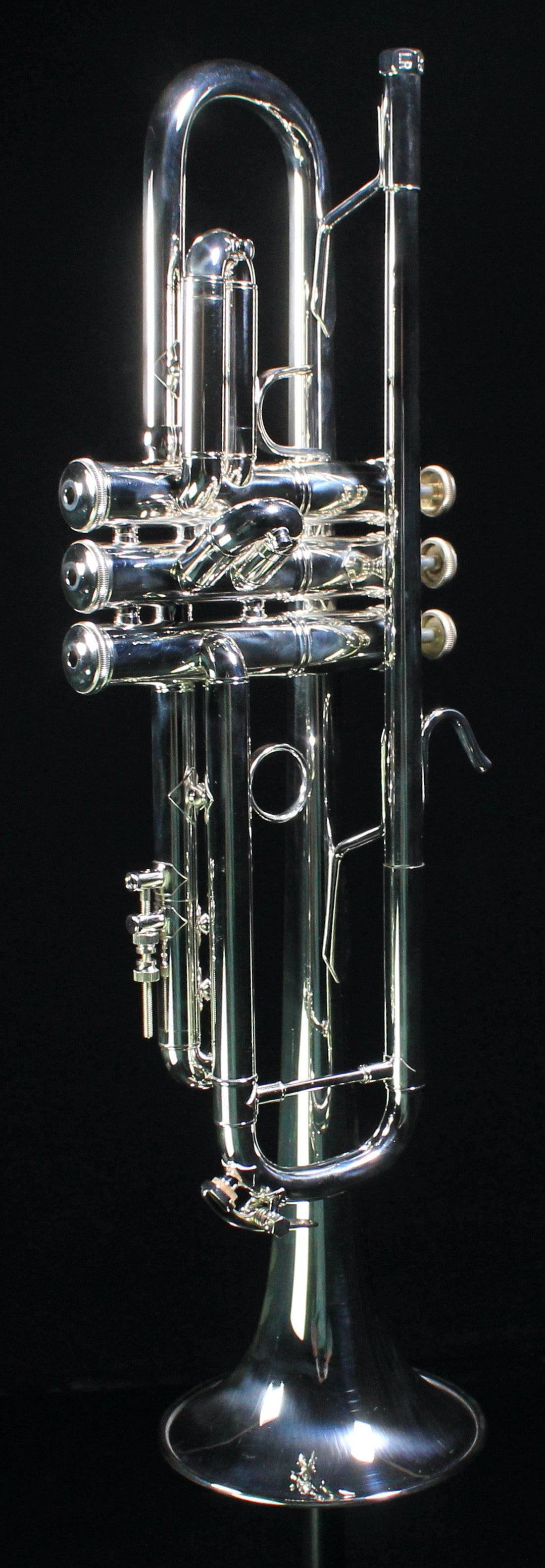 Bach Stradivarius LR180S37 Reverse Lead Professional Bb Trumpet (Silver Plated) - Palen Music