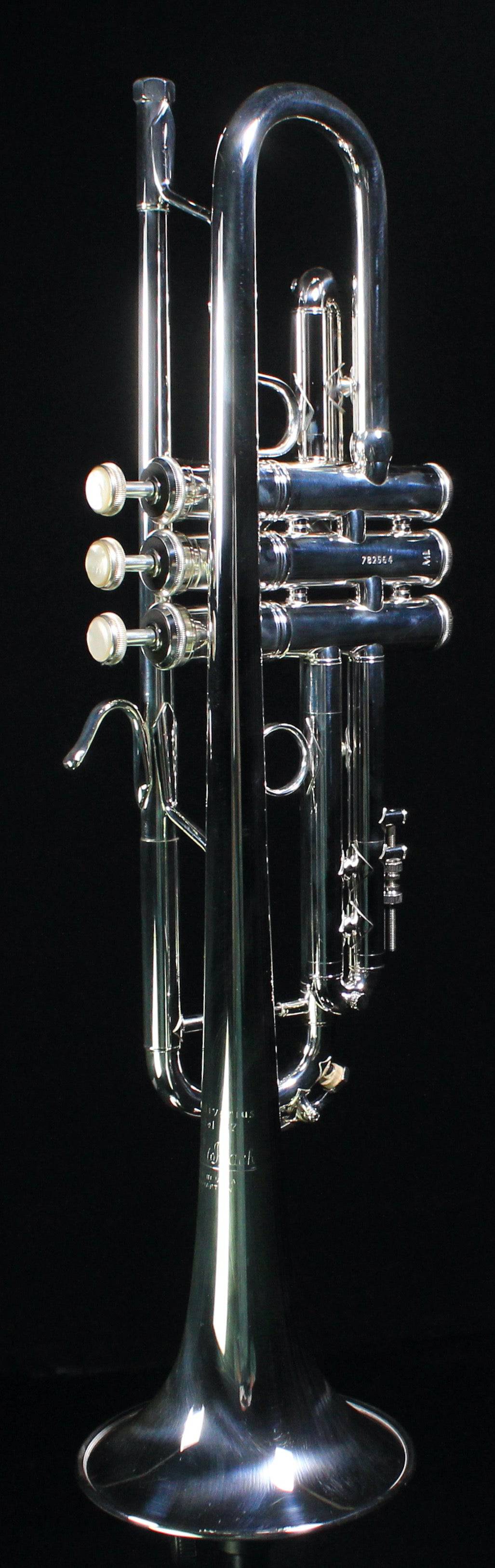 Bach Stradivarius LR180S37 Reverse Lead Professional Bb Trumpet (Silver Plated) - Palen Music