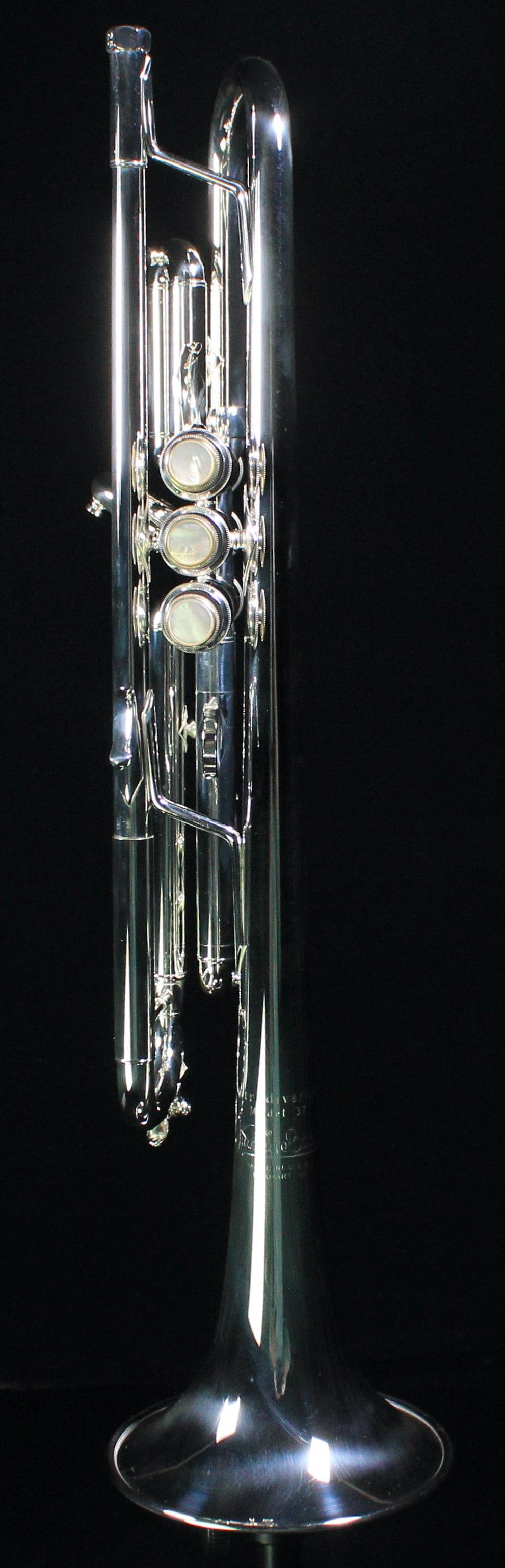 Bach Stradivarius LR180S37 Reverse Lead Professional Bb Trumpet (Silver Plated) - Palen Music