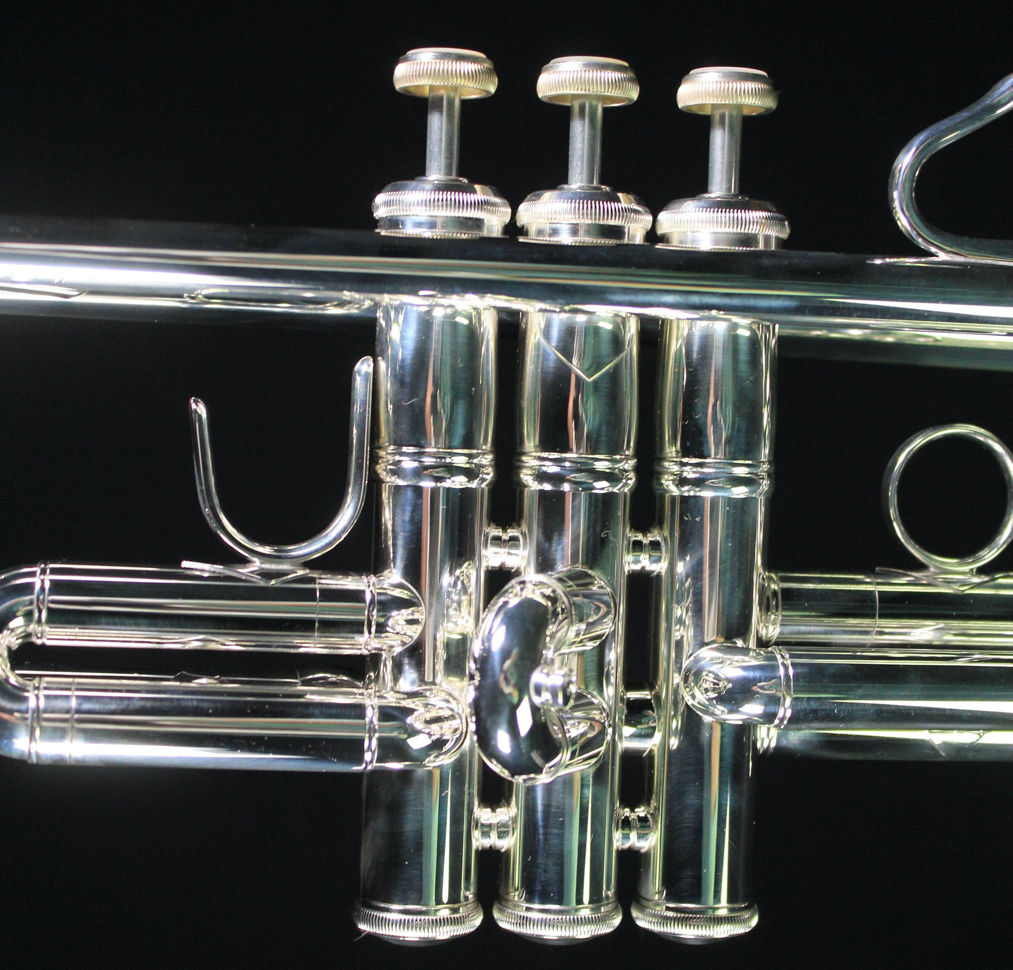 Bach Stradivarius LR180S37 Reverse Lead Professional Bb Trumpet (Silver Plated) - Palen Music