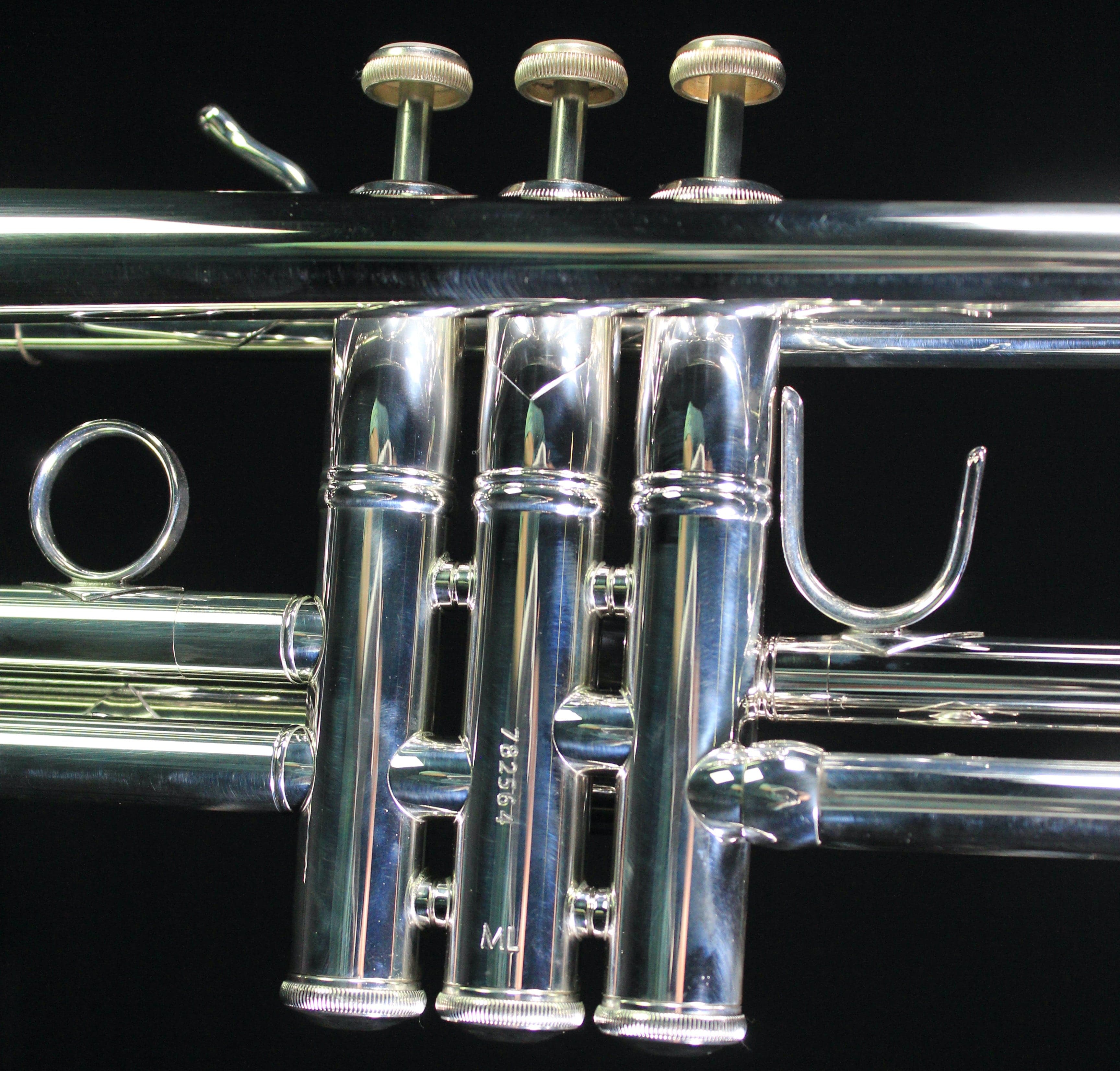 Bach Stradivarius LR180S37 Reverse Lead Professional Bb Trumpet (Silver Plated) - Palen Music