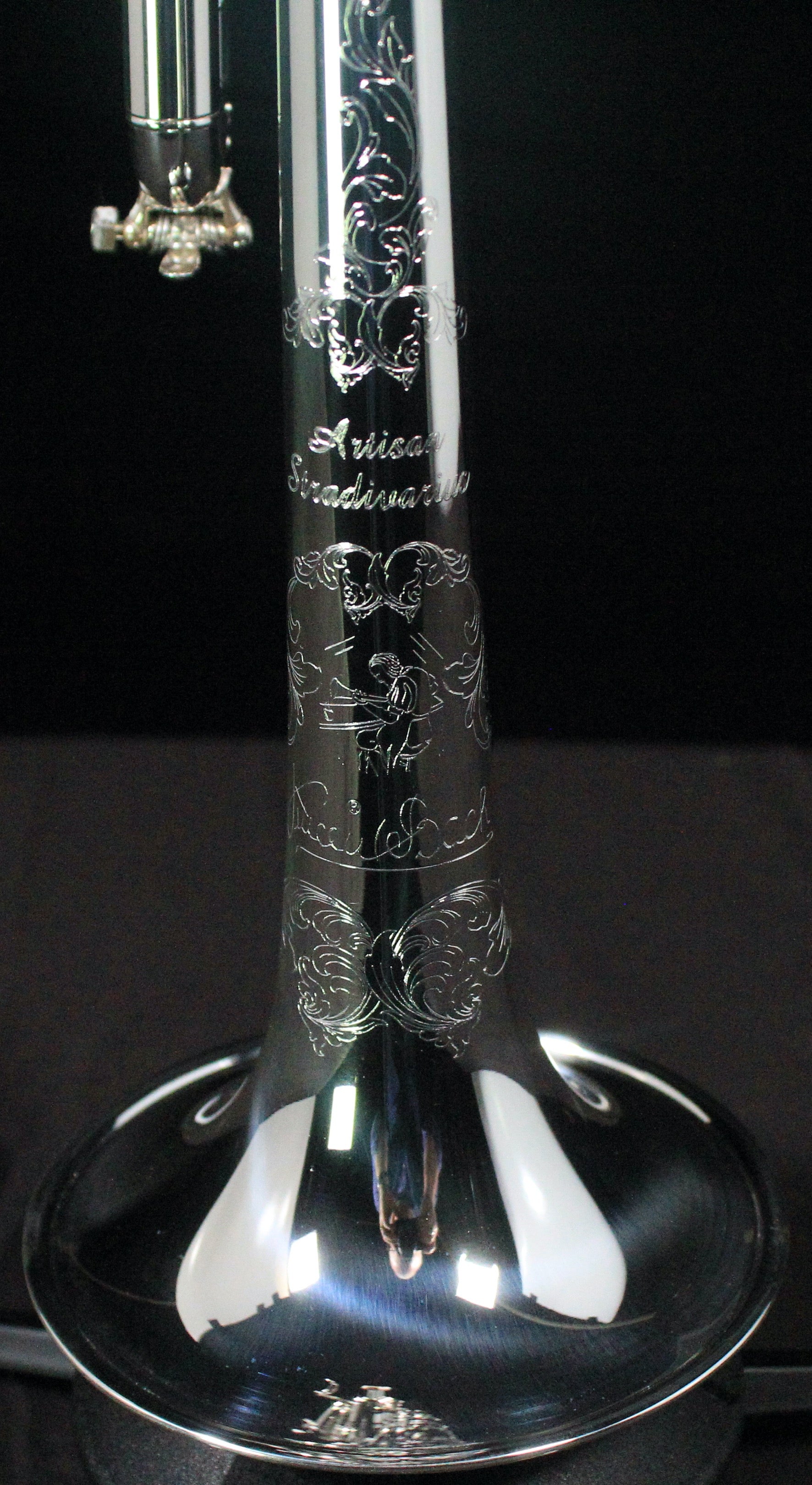 Bach Stradivarius ADE190S Artisan Series D/Eb Professional Trumpet (Silver Plated) - Palen Music