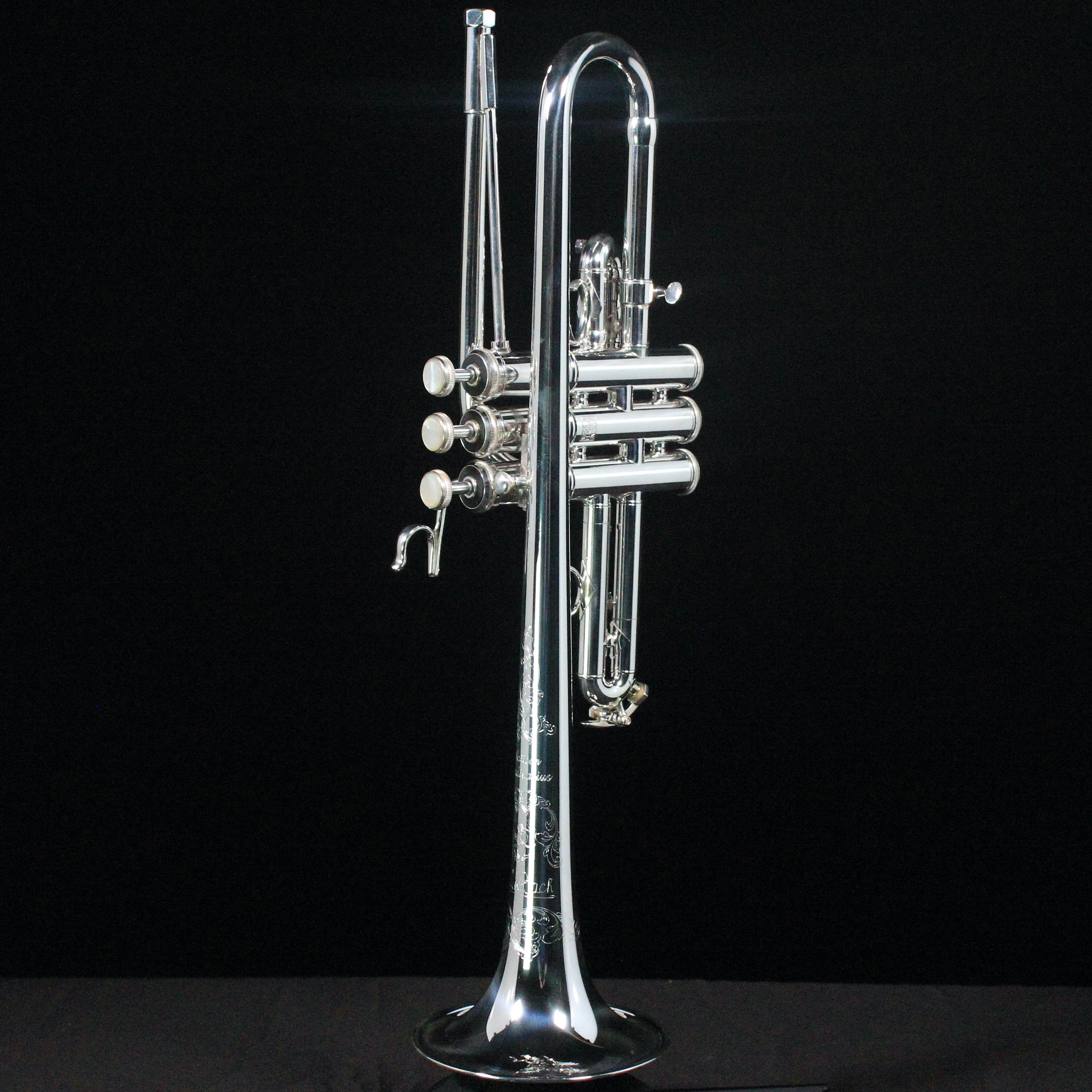 Bach Stradivarius ADE190S Artisan Series D/Eb Professional Trumpet (Silver Plated) - Palen Music