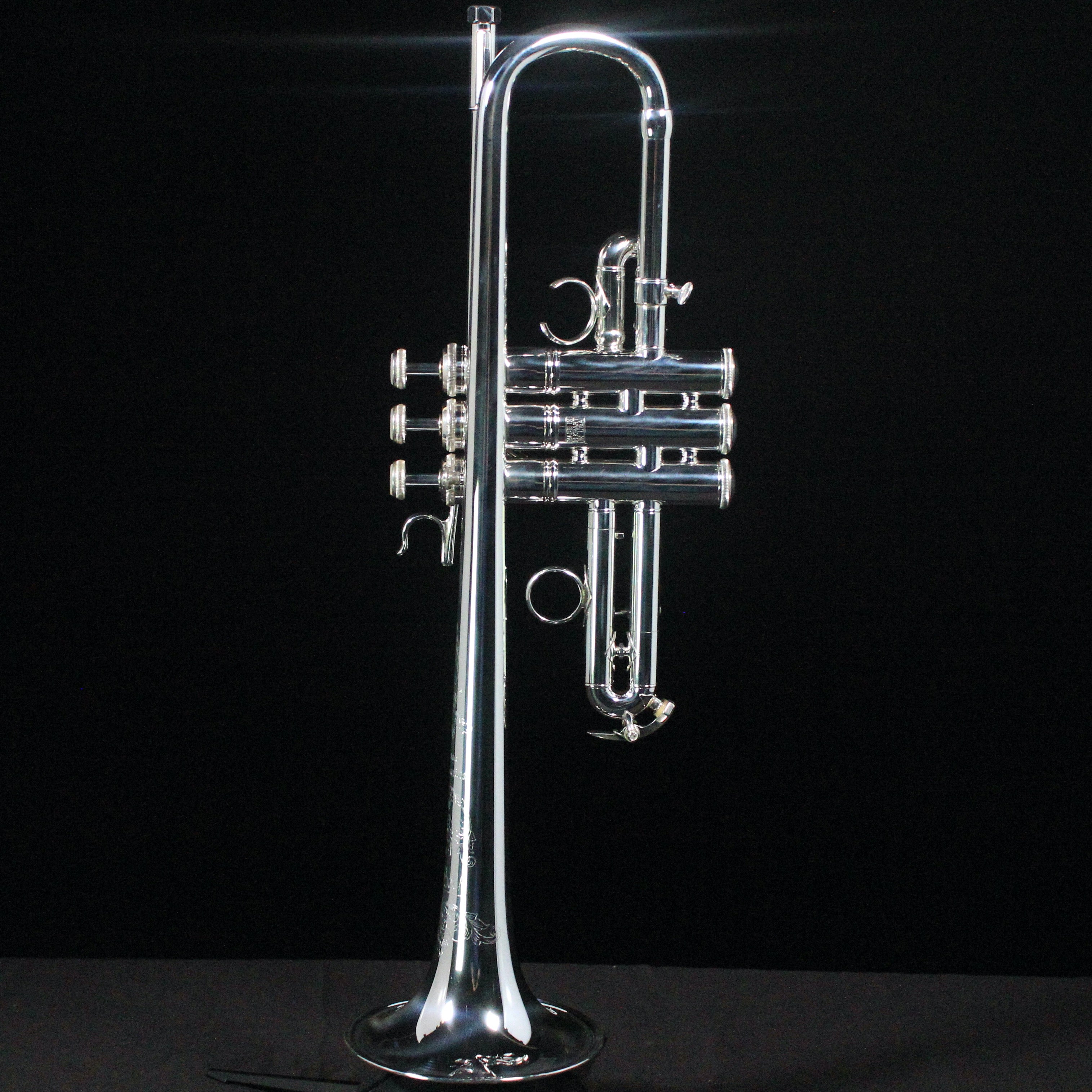 Bach Stradivarius ADE190S Artisan Series D/Eb Professional Trumpet (Silver Plated) - Palen Music