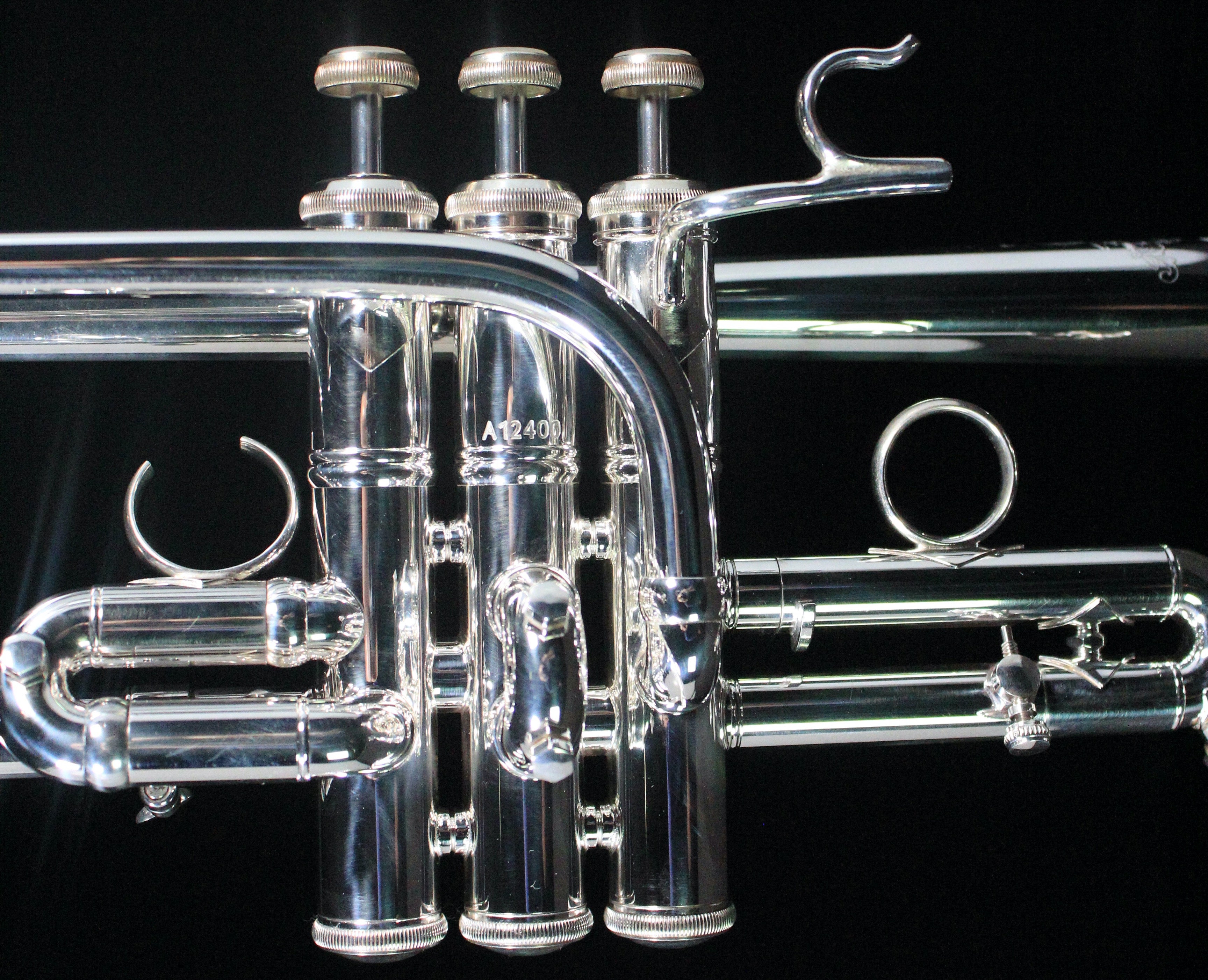 Bach Stradivarius ADE190S Artisan Series D/Eb Professional Trumpet (Silver Plated) - Palen Music