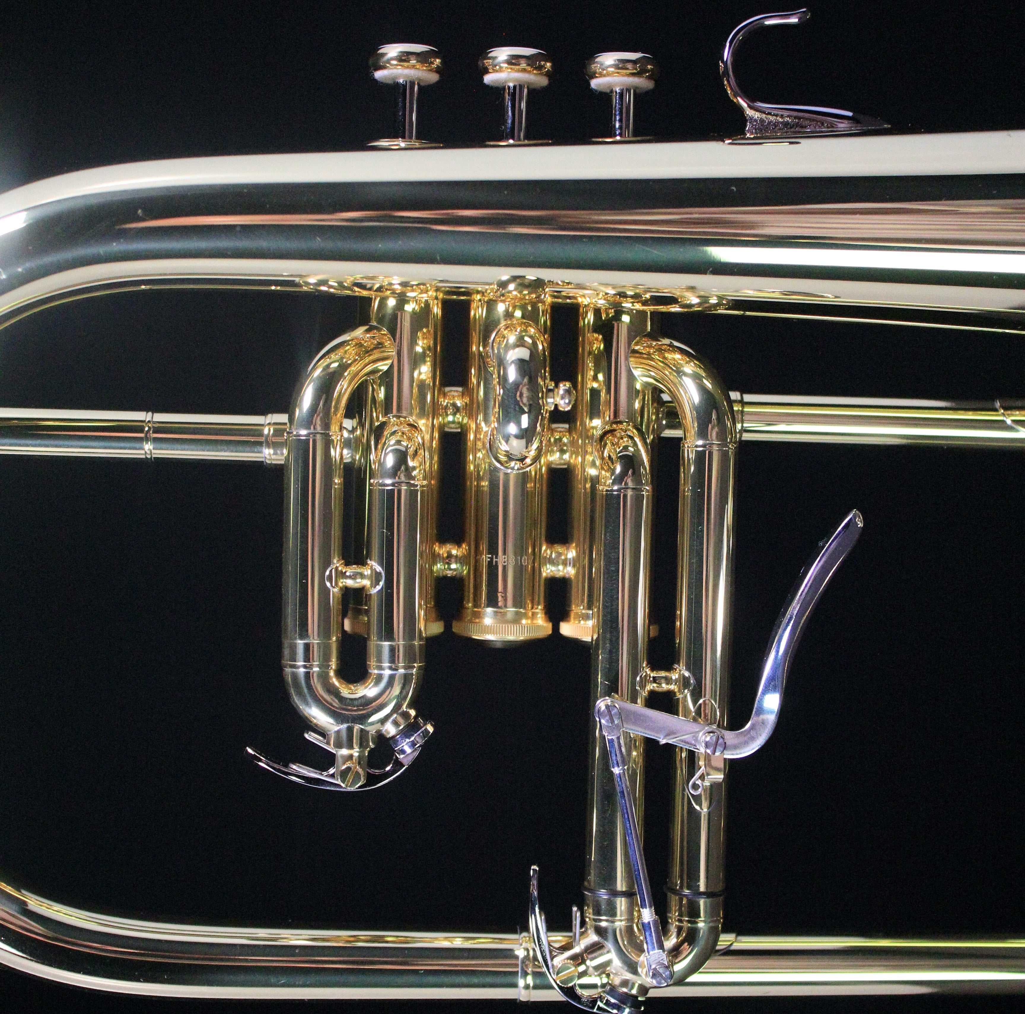 Yamaha YFH-8310Z Custom Z Professional Flugelhorn (Clear Lacquer) - Palen Music