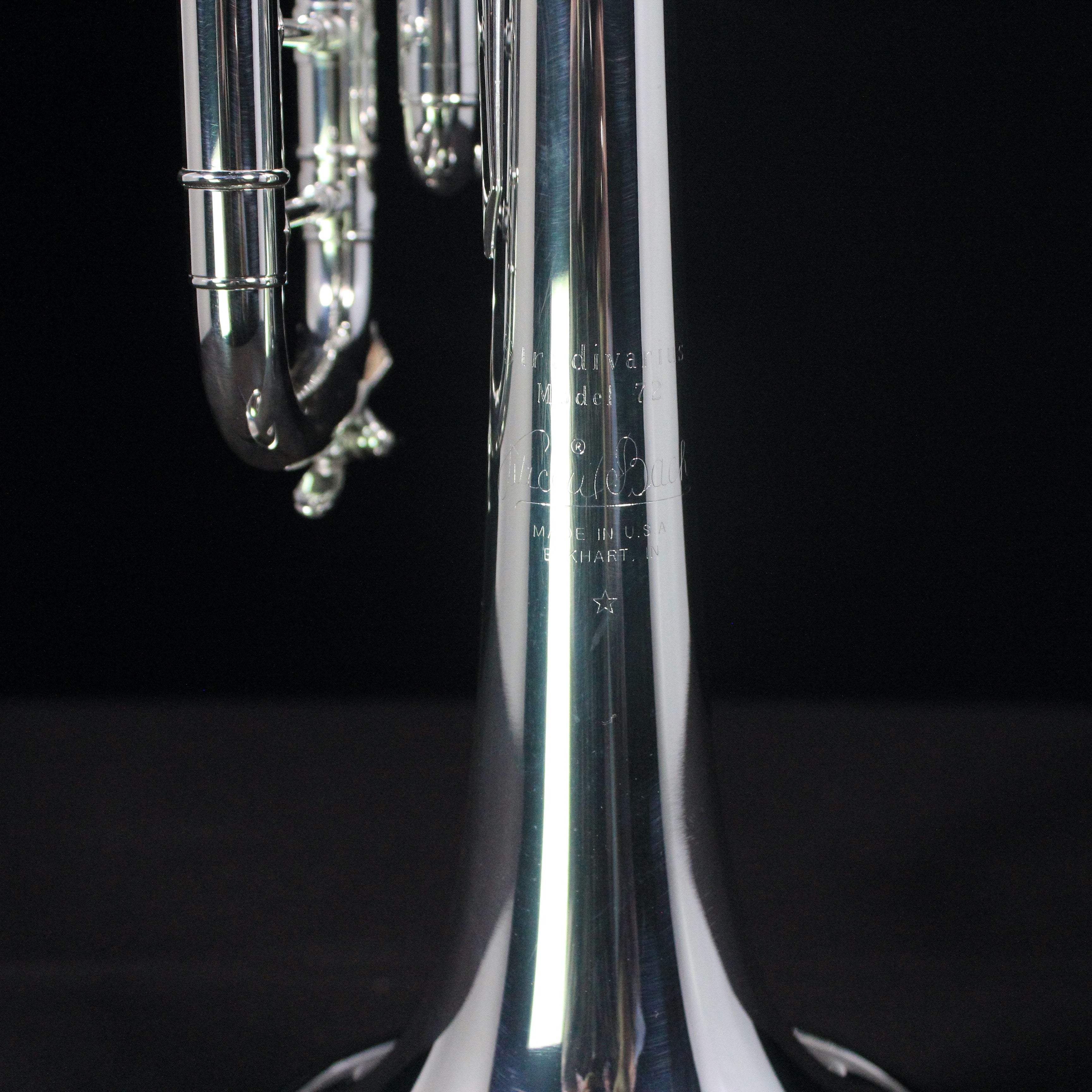 Bach Stradivarius LT180S72 Lightweight Professional Bb Trumpet (Silver Plated) - Palen Music