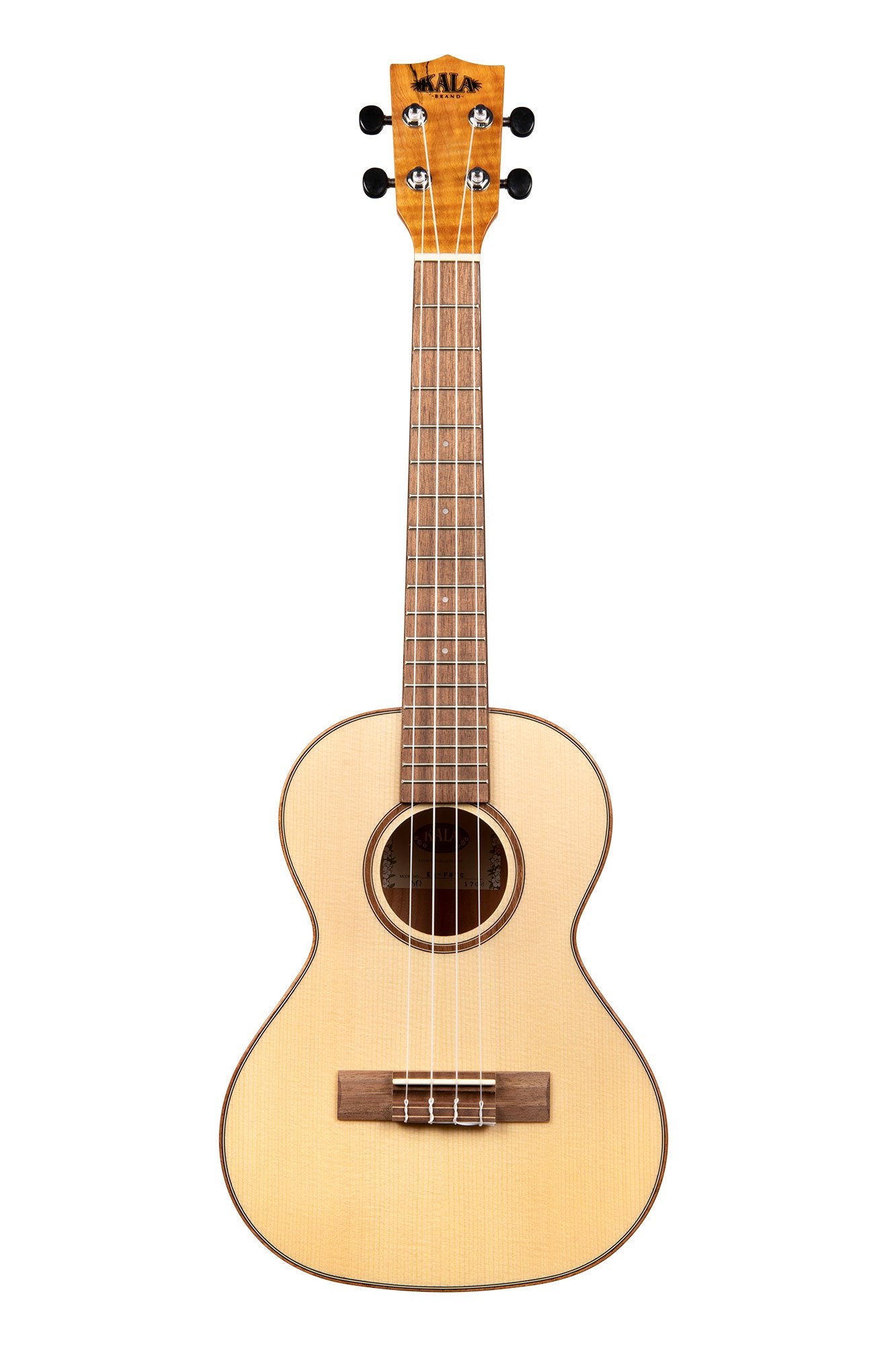 Kala Flame Maple Solid Spruce Tenor Ukulele - Palen Music