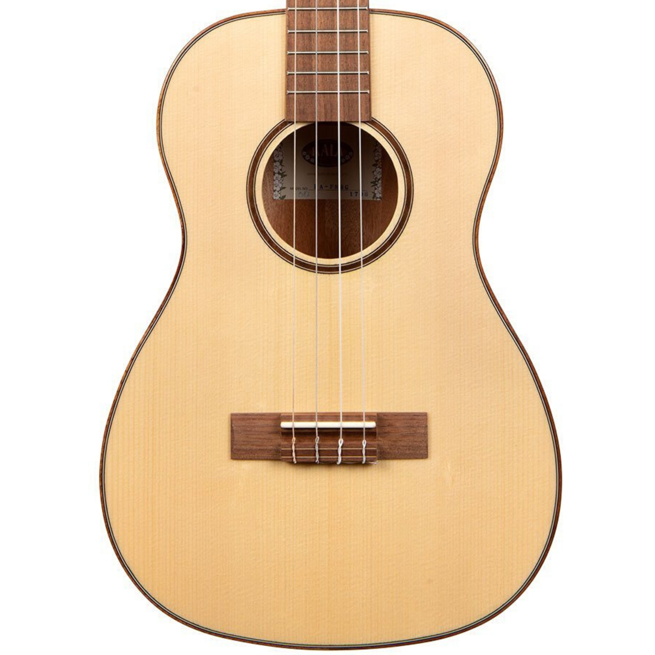 Kala KA-FMBG Solid Spruce Flame Maple Baritone Ukulele - Palen Music