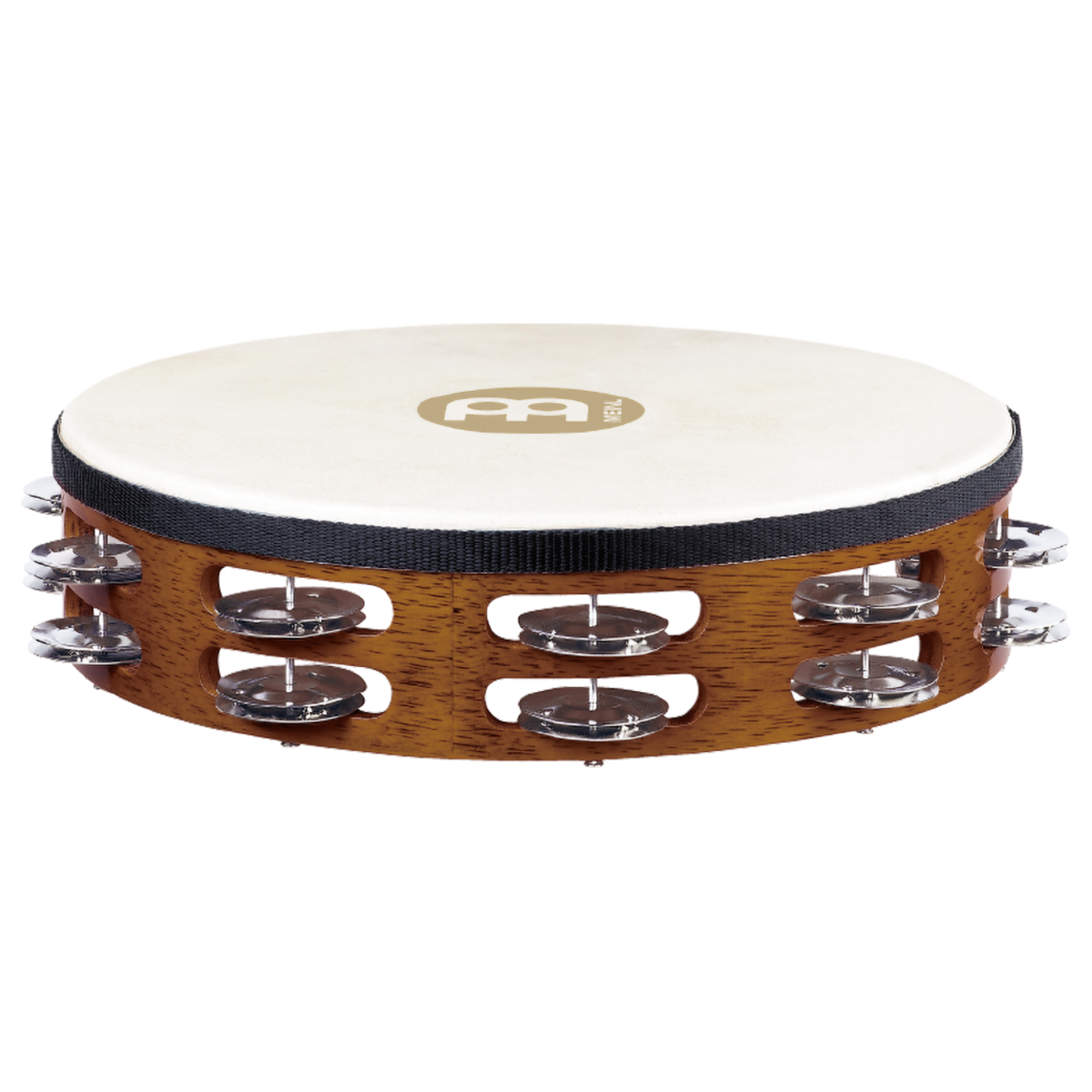 Meinl Dbl Row Goatskin Tambourine - Palen Music