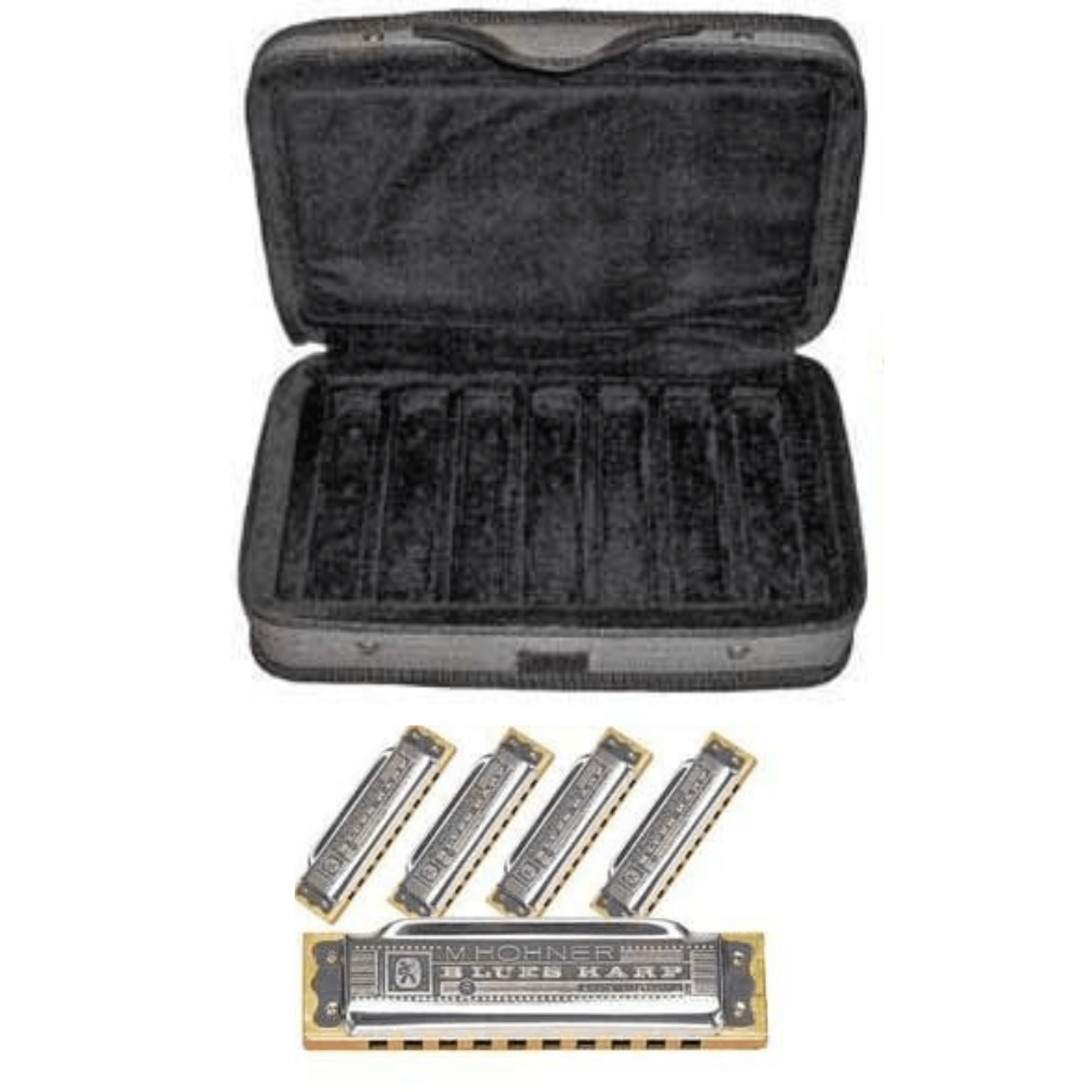 Hohner Marine Band Asst Harmonicas w/Case - Palen Music