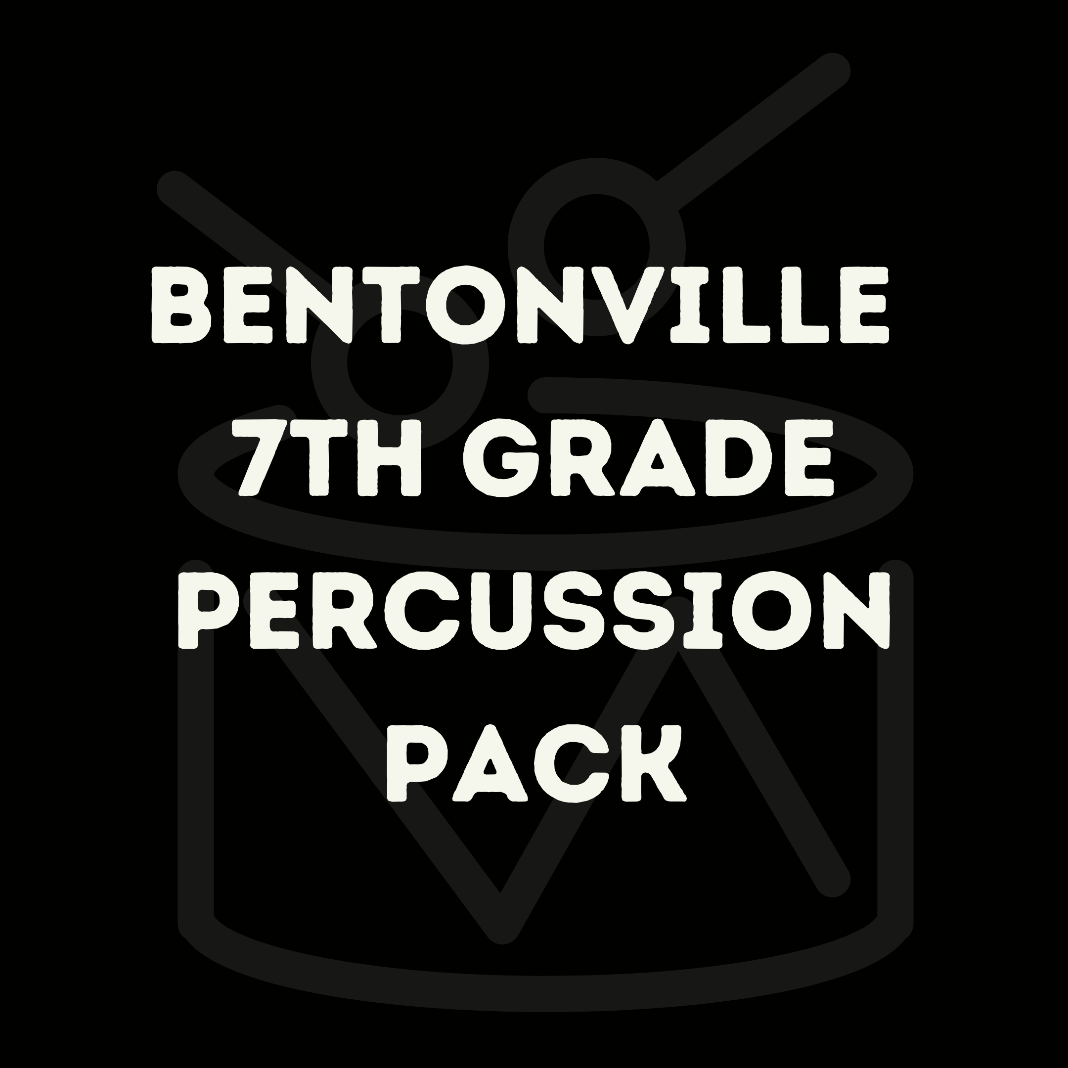Bentonville 7th Grade Percussion Pack - Palen Music