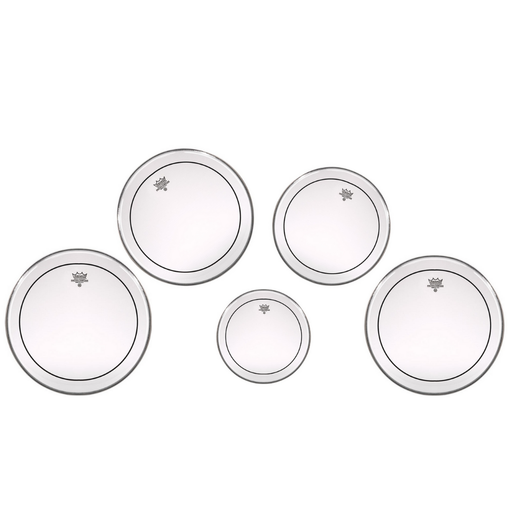 Remo Clear Pinstripe Marching ProPack Tenor Heads (6", 8", 10", 12", 14") #PP0130PS - Palen Music