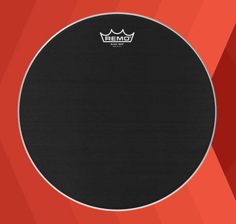 Remo 14" Black Max Marching Snare Drumhead - Palen Music