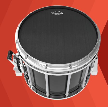 Remo 14" Black Max Marching Snare Drumhead - Palen Music