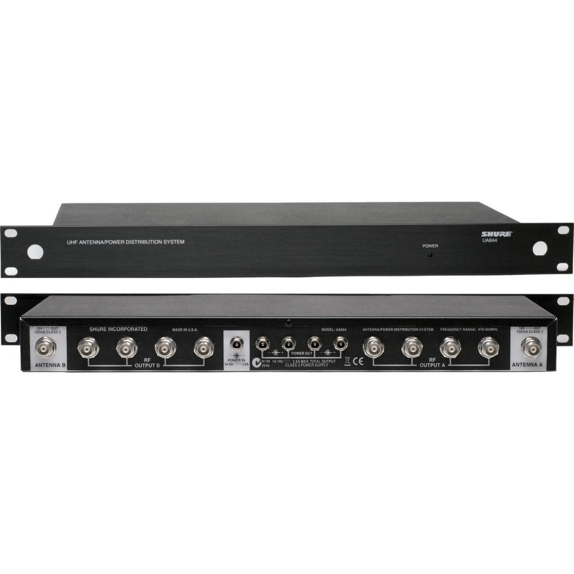 Shure 4-way Antenna Splitter & Power Distribution System - Palen Music