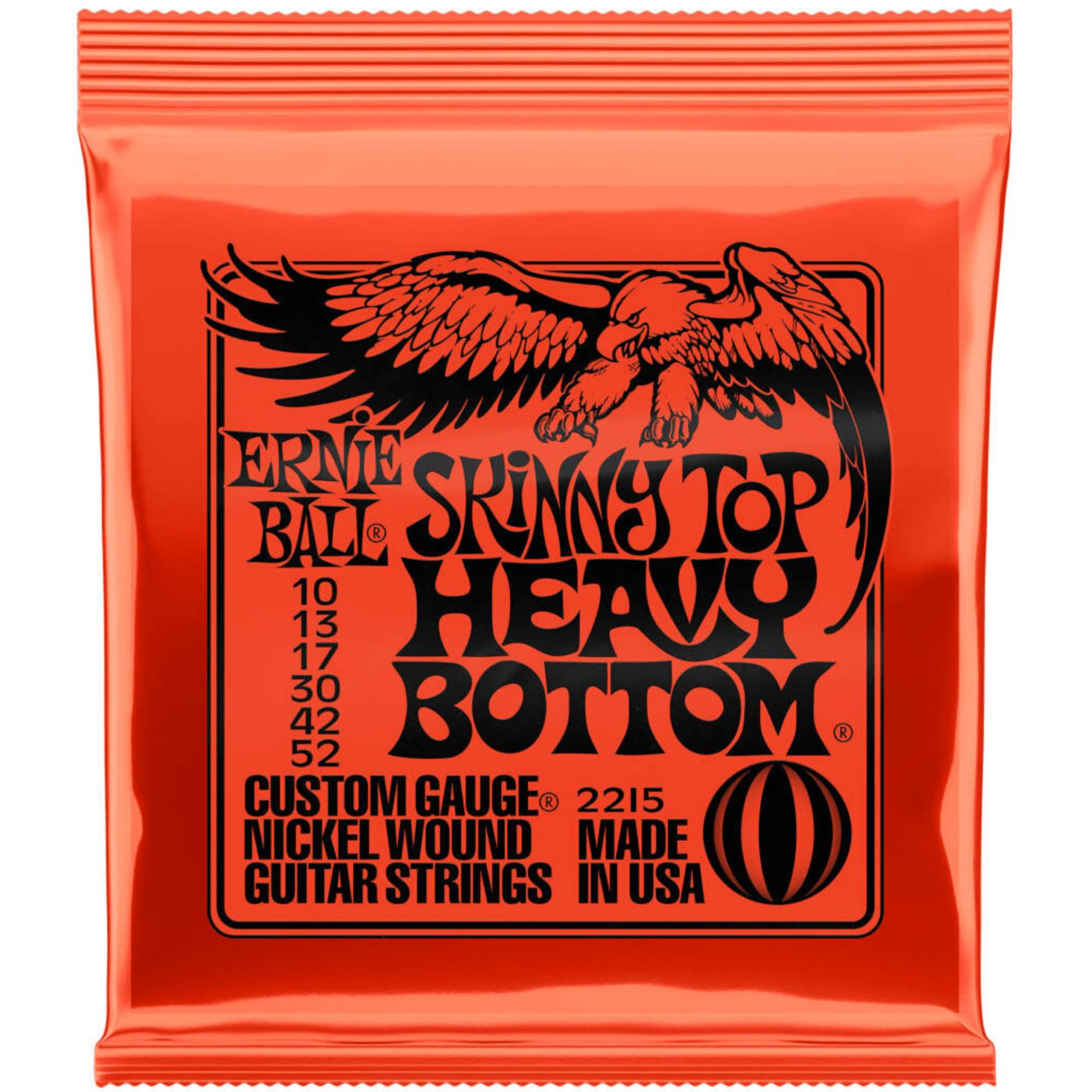 Ernie Ball Skinny Top Heavy Bottom Slinky Nickel Wound Electric Guitar Strings (.010-.052) - Palen Music