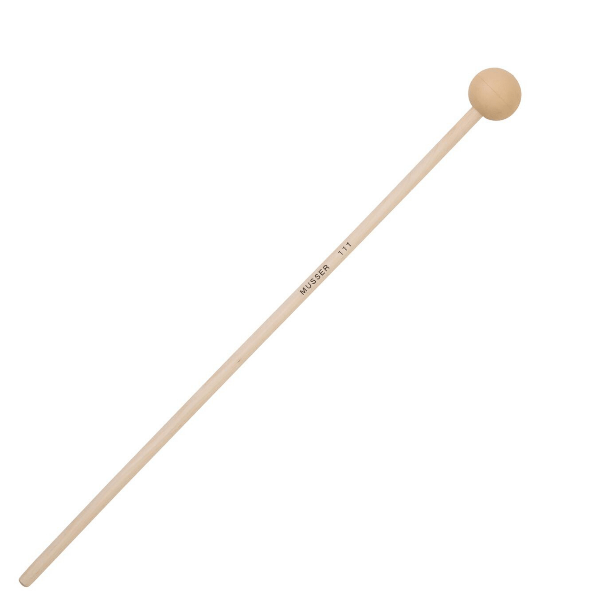 Soft Rubber Ball Birch Mallets - Tan - Palen Music