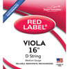 Super Sensitive Red Label 16" Viola D String (Medium Tension) - Palen Music