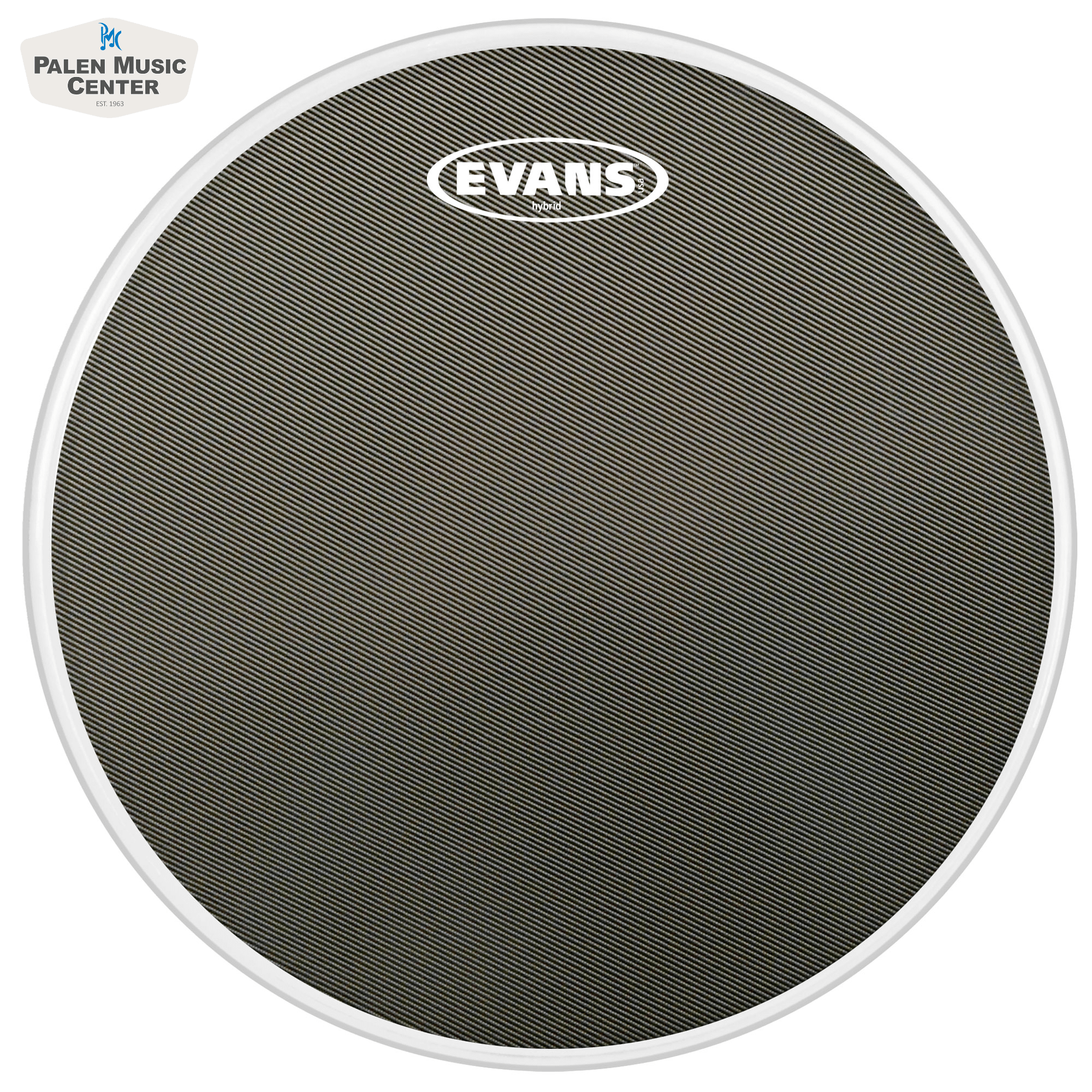 Evans 14" Hybrid Grey Marching Snare Drum Head SB14MHG - Palen Music