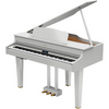 Roland GP607 Digital Grand Piano (Polished White) - Palen Music