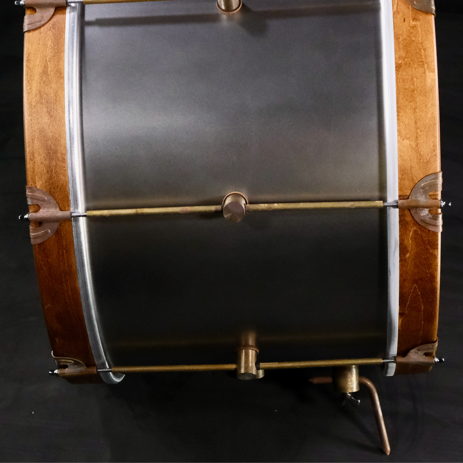 A&F Drum Company Raw Steel 3-Piece Shell Pack - Palen Music